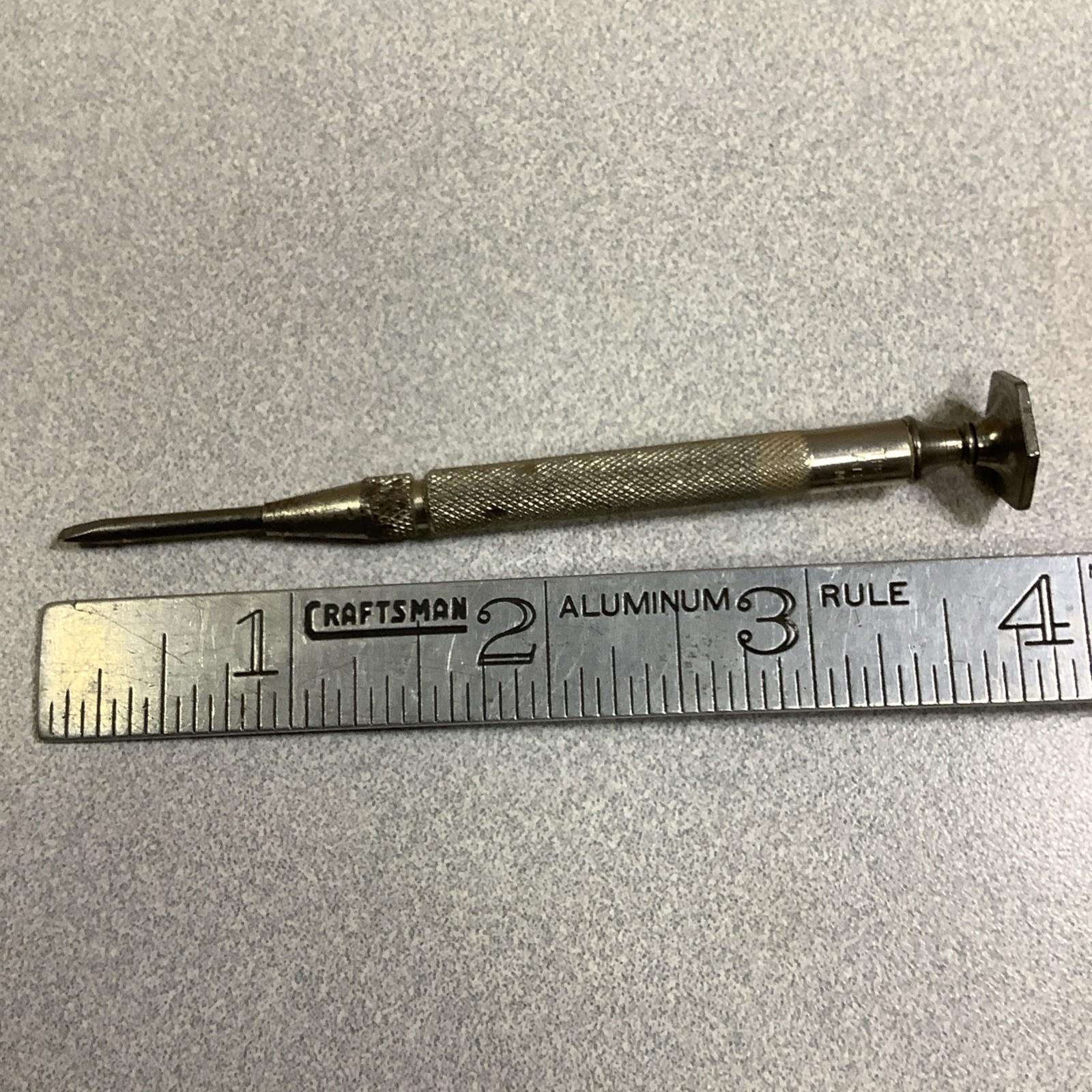 Vintage L.S. Starrett Co. Micro Screwdriver Jewelers Machinists Etc.