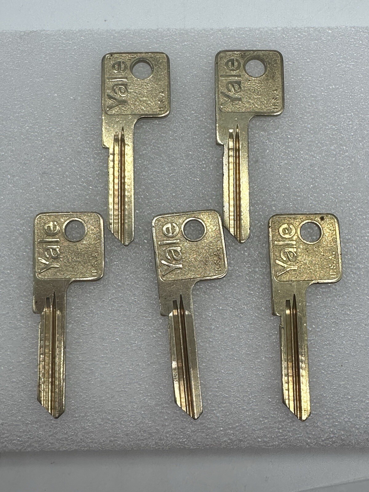 Vintage Yale Eaton Key Blanks EN 11 SD Lot Of 5