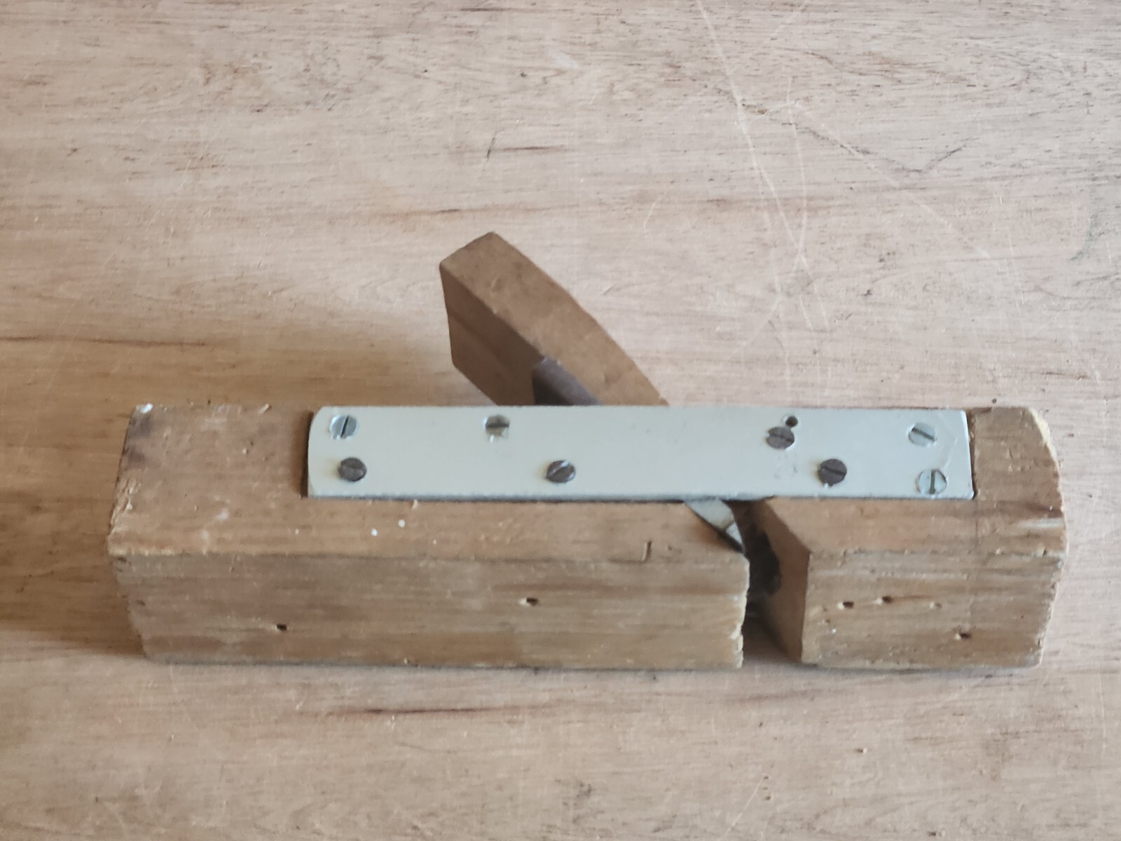 E & B Holmes Woodworking Plane Vtg Antique Unusual Modified Buffalo NY USA