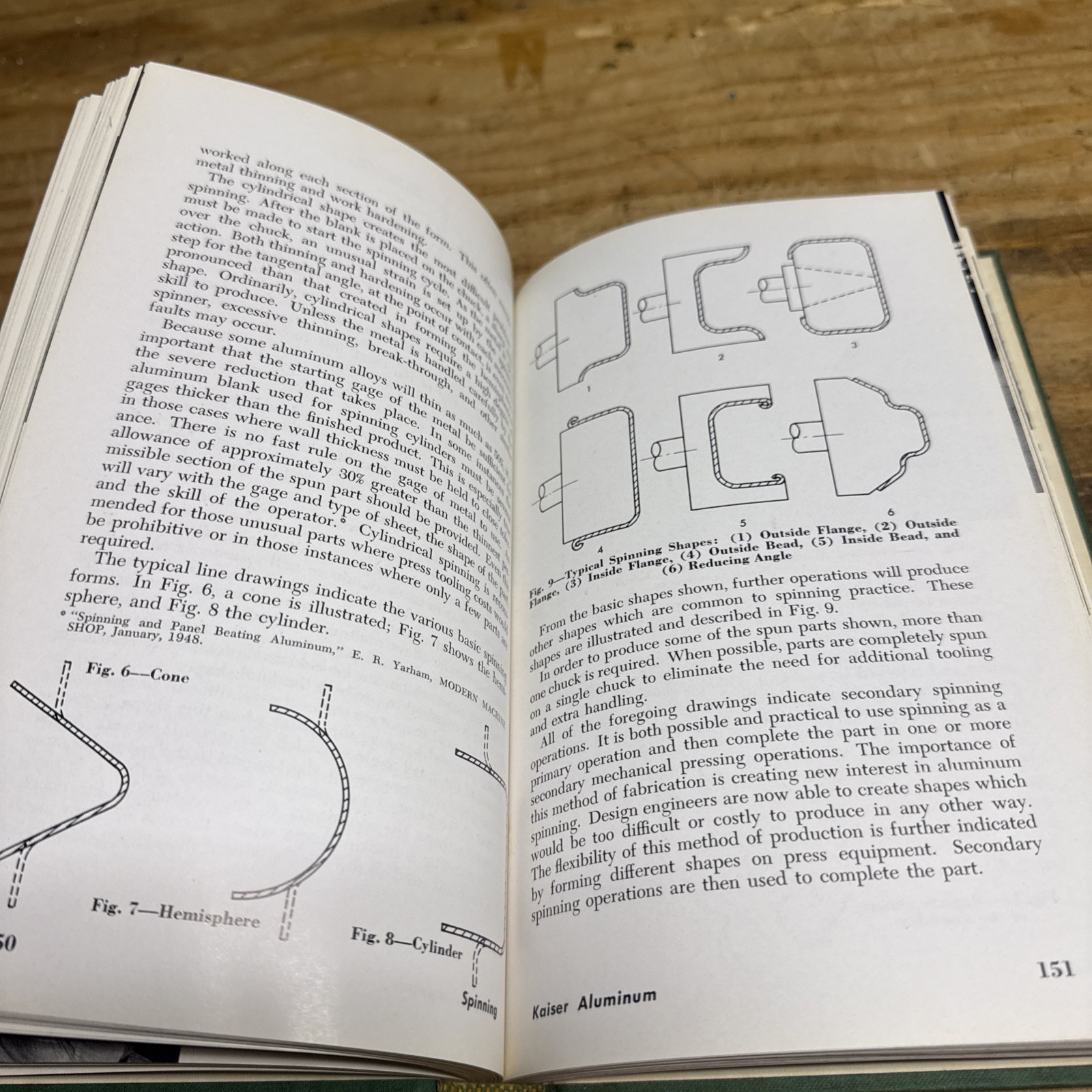 Vintage 1955 Machining Kaiser Aluminum Hardcover Book