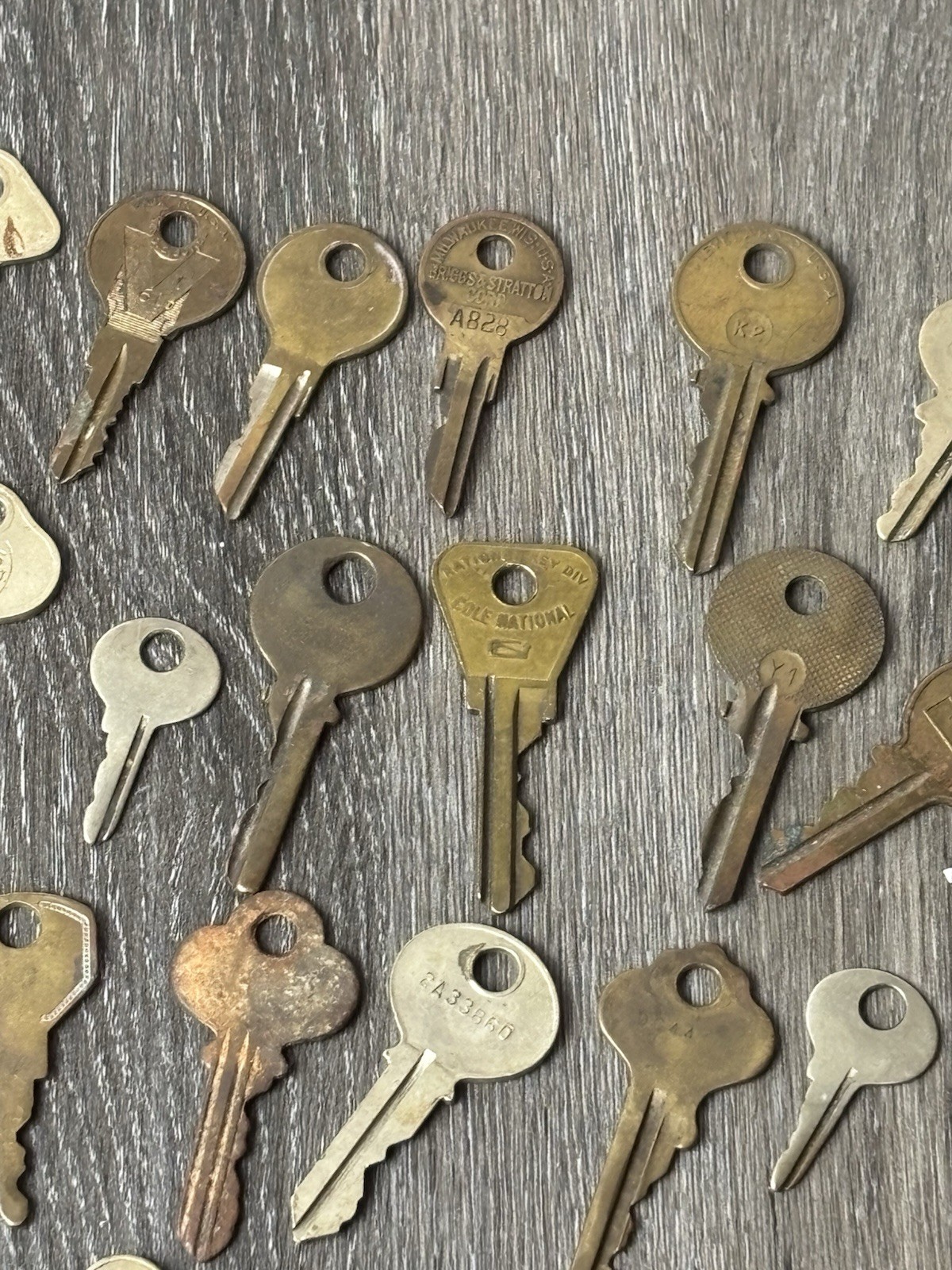Lot Of 75 Vintage Keys Various Makes/ Types