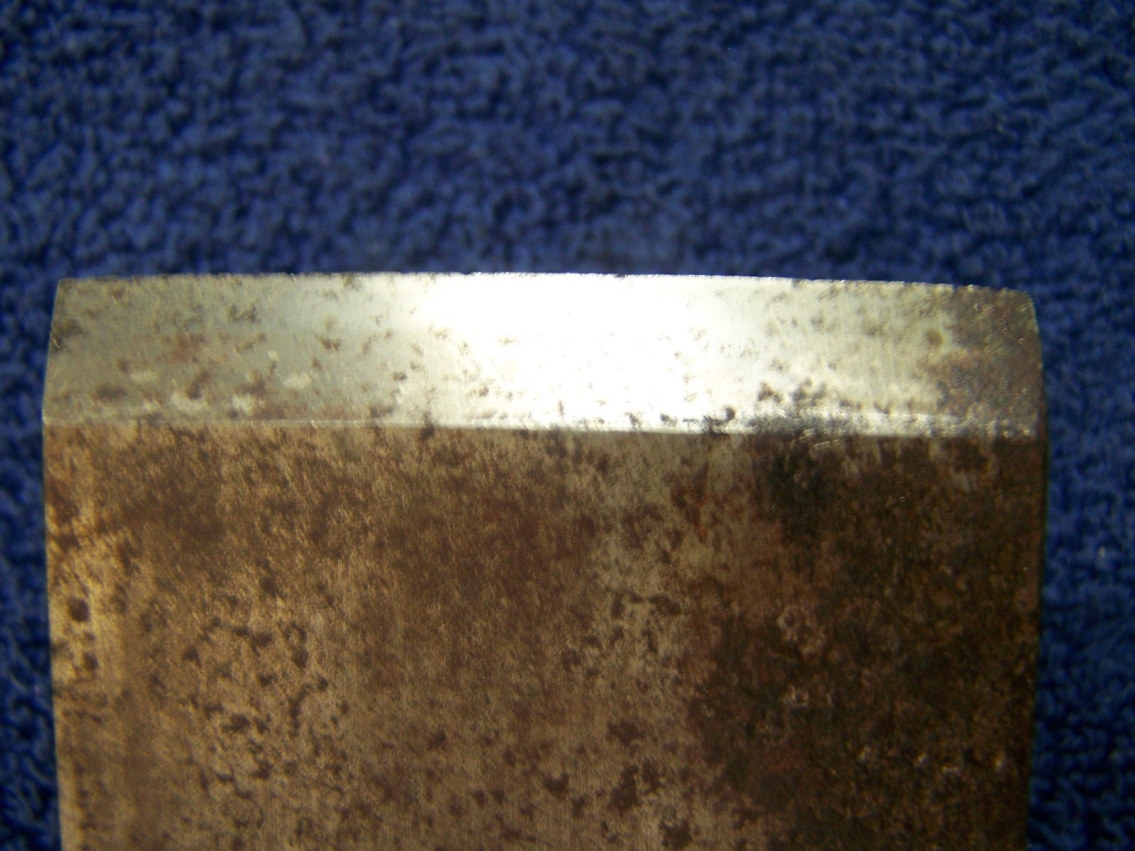 W Butcher Warranted Cast Steel 2.5” x 7.75″ Plane Blade No. 9, Clean Edge, Nice