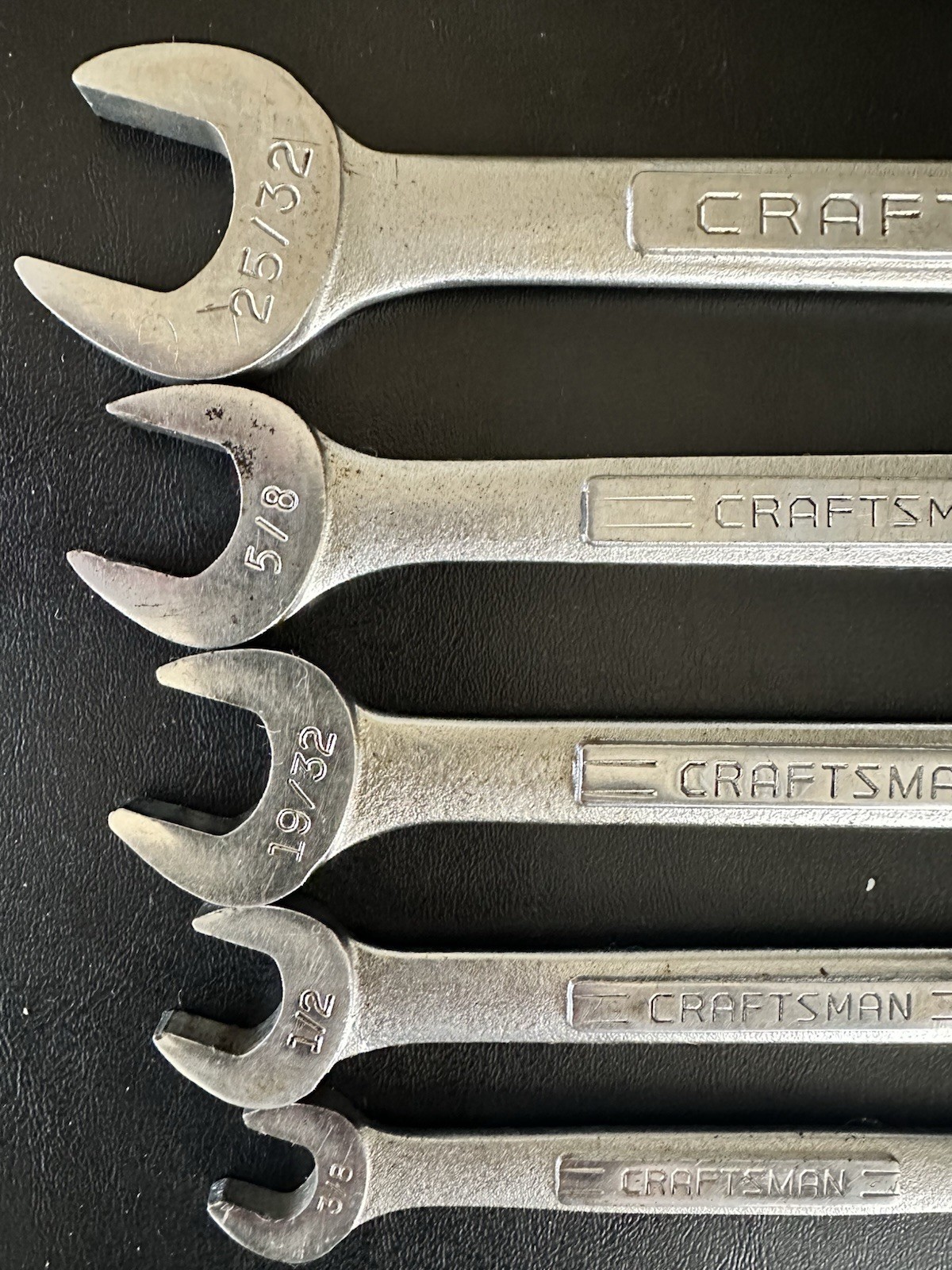 Lot Of 5 -V- Series Craftsman Wrenches USA MADE various Sizes. See Description