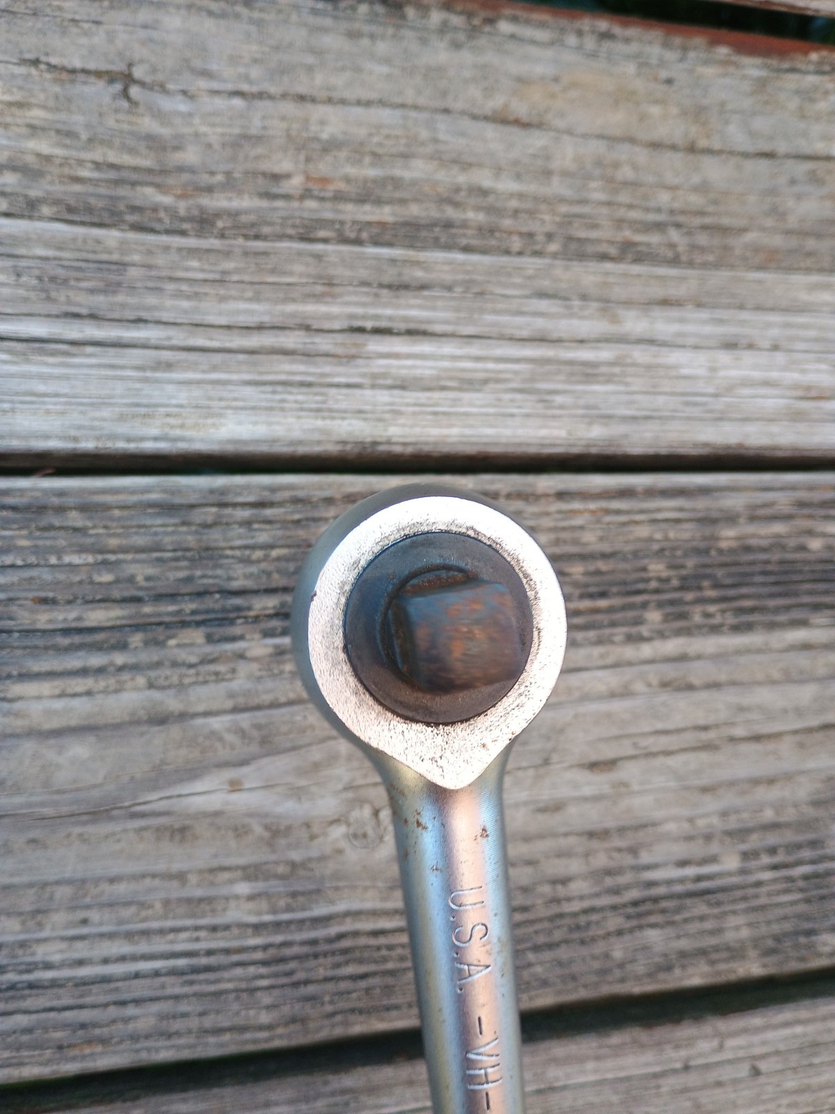 Vintage Craftsman 1/2″ Drive Ratchet VH 43176 10″ Long Round Handle