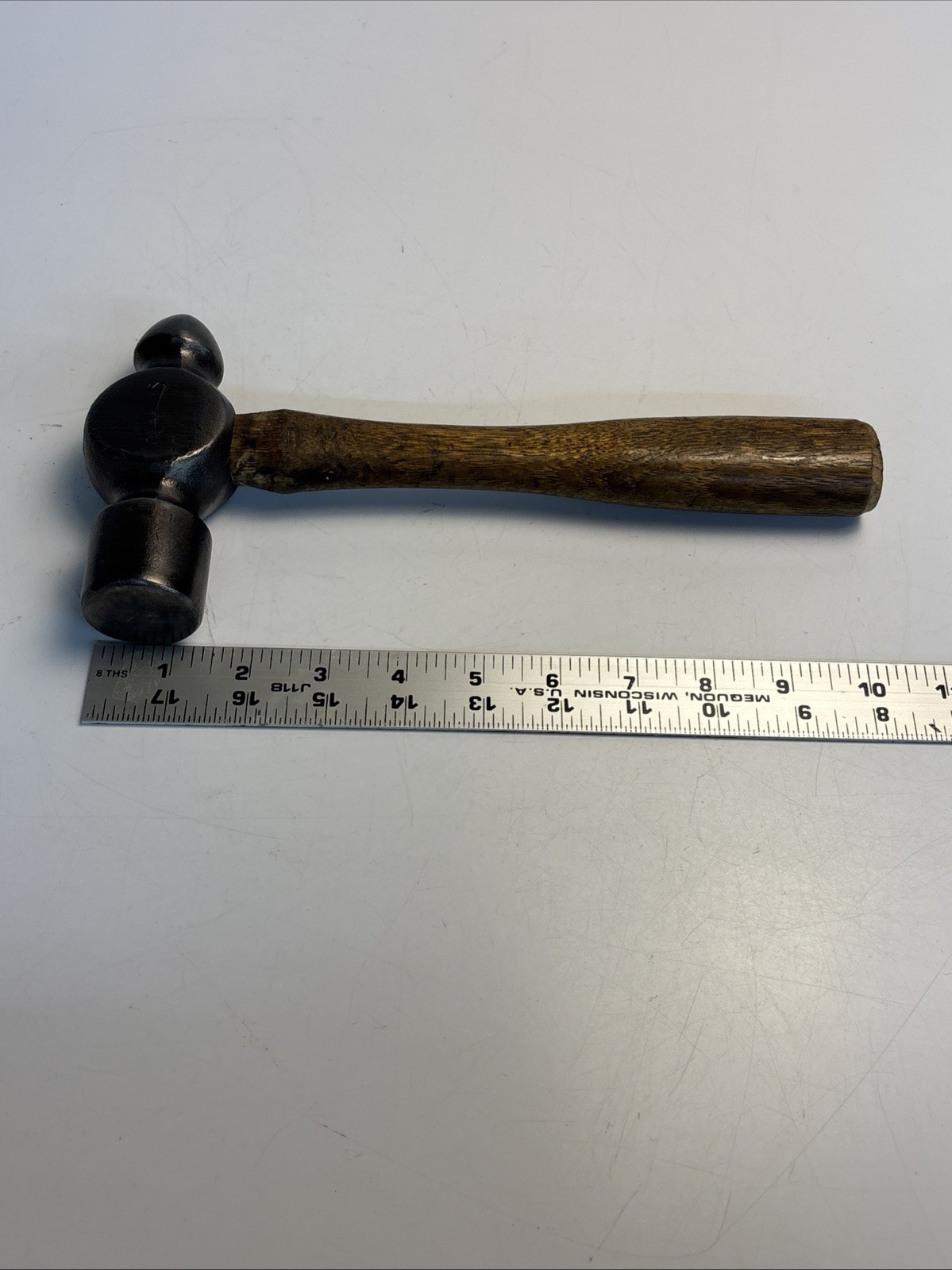 Vintage Williams HBP-4 Ball Peen Hammer Stubby Handle USA 2 Lbs 3 Oz