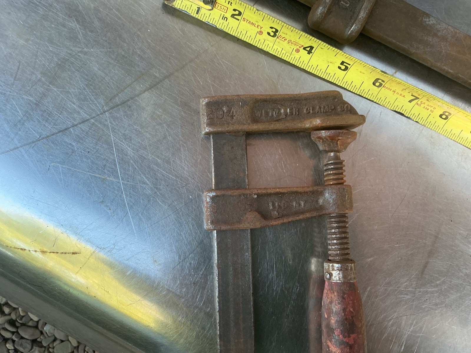 2 VTG Wetzler Clamp Co. Bar Clamp Long Island City NY VGUC