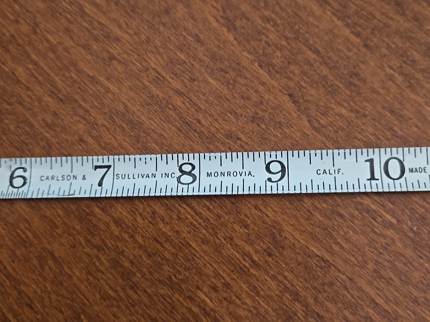 WHITE CHIEF No.3210 10Ft Tape Measure w White Blade, Carlson & Sullivan Vintage