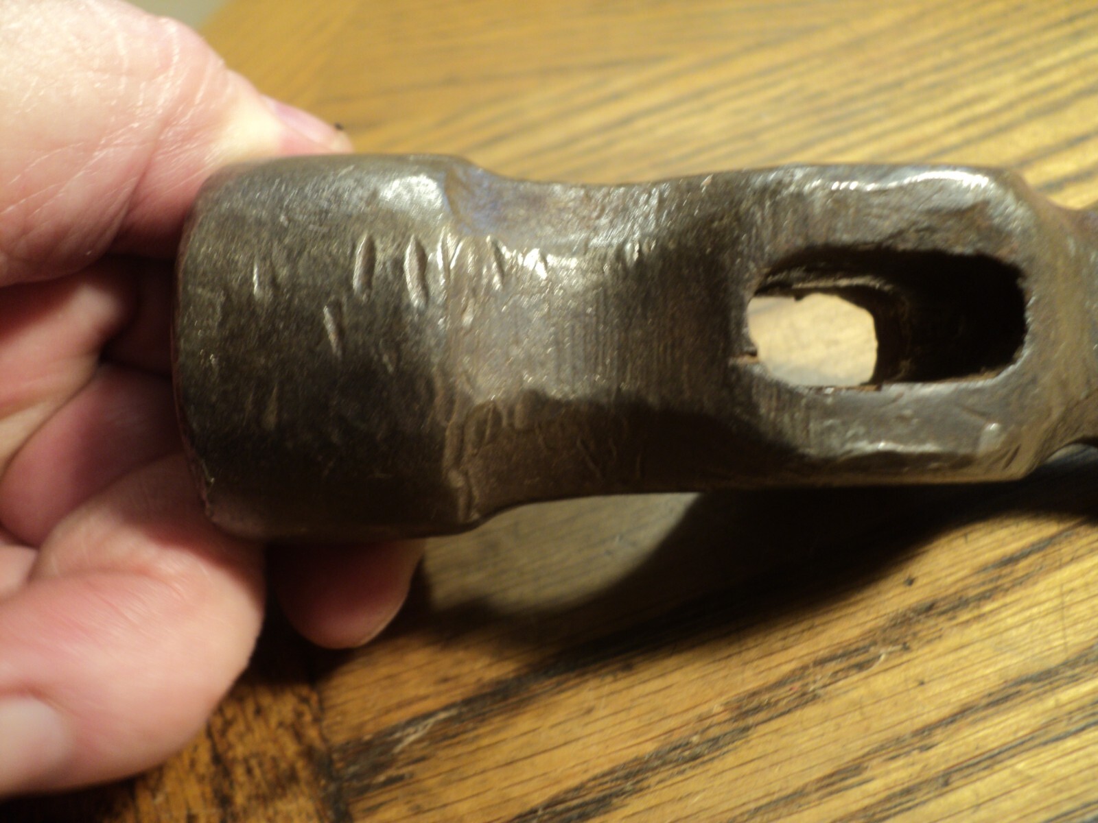 Vintage Black Smith’s Hammer Head Tool Only 4-1/4″ Long Unbranded