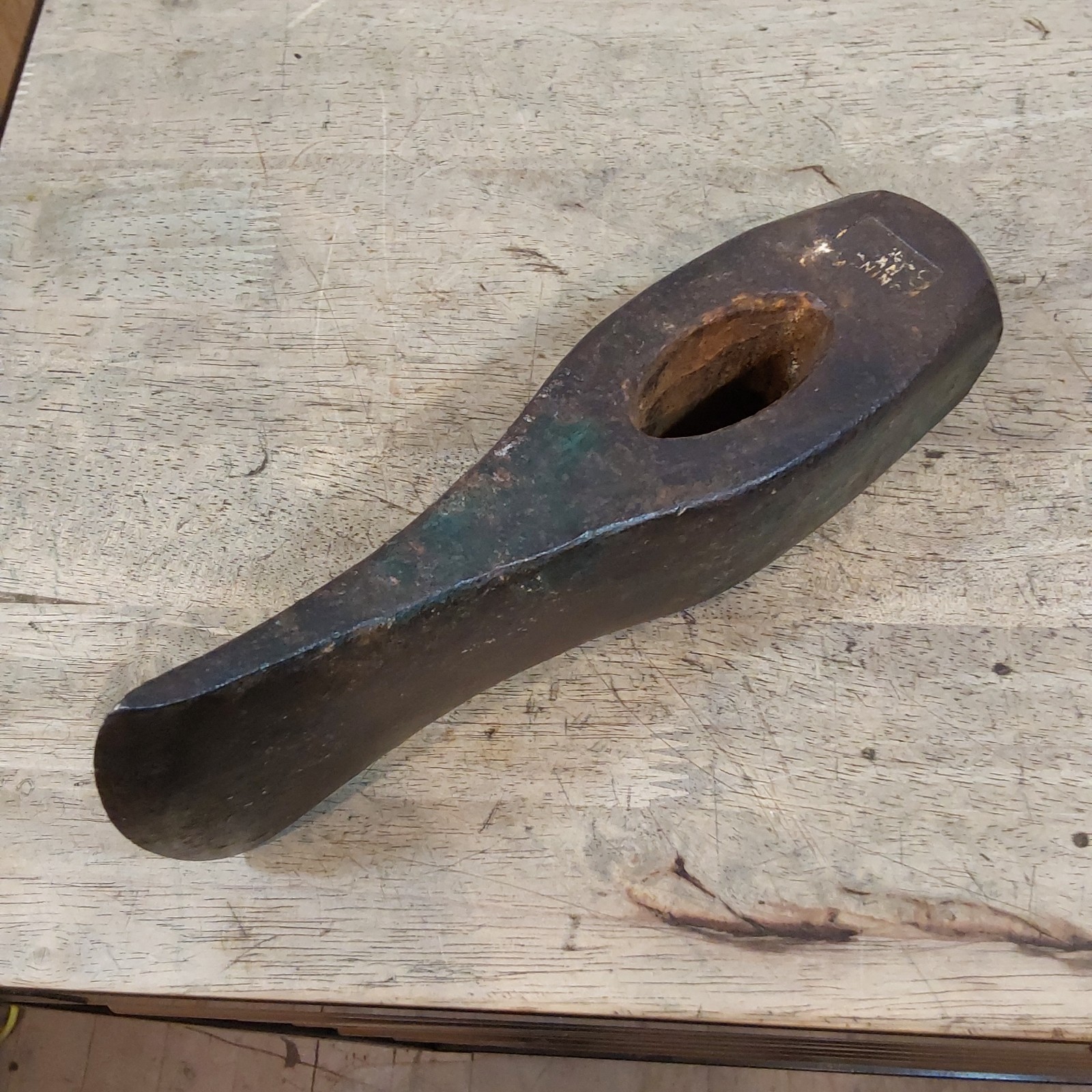 8lb. Splitting Maul Head, Japan – Can’t make out the rest of the stamp