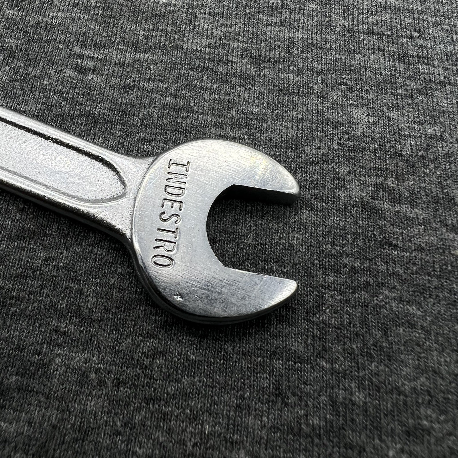 Vintage Indestro 10mm x 11mm Double Open End Wrench 4-1/2″ Long 41011 USA