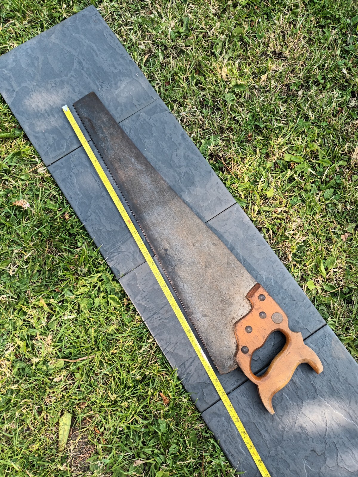 Vintage Handsaw Rare “Star &Cross” made in Germany 26″inch ..(AL31)