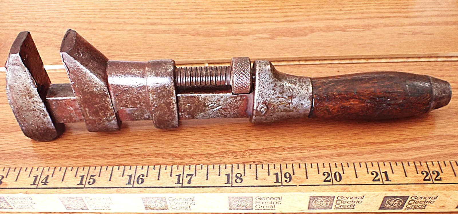 Antique⌛Peck, Stow & Wilcox 10″ Adjustable Monkey Wrench🛠️Southington CT🛠️A