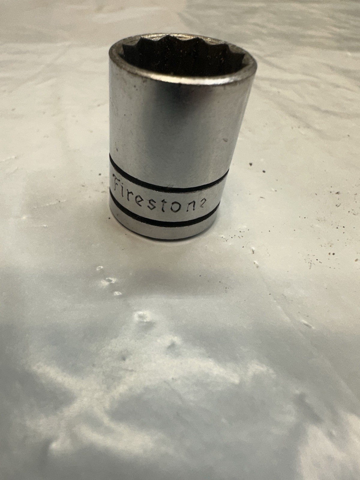 Vintage Firestone 9/16” Socket Made In USA 3/8” Drive Rare