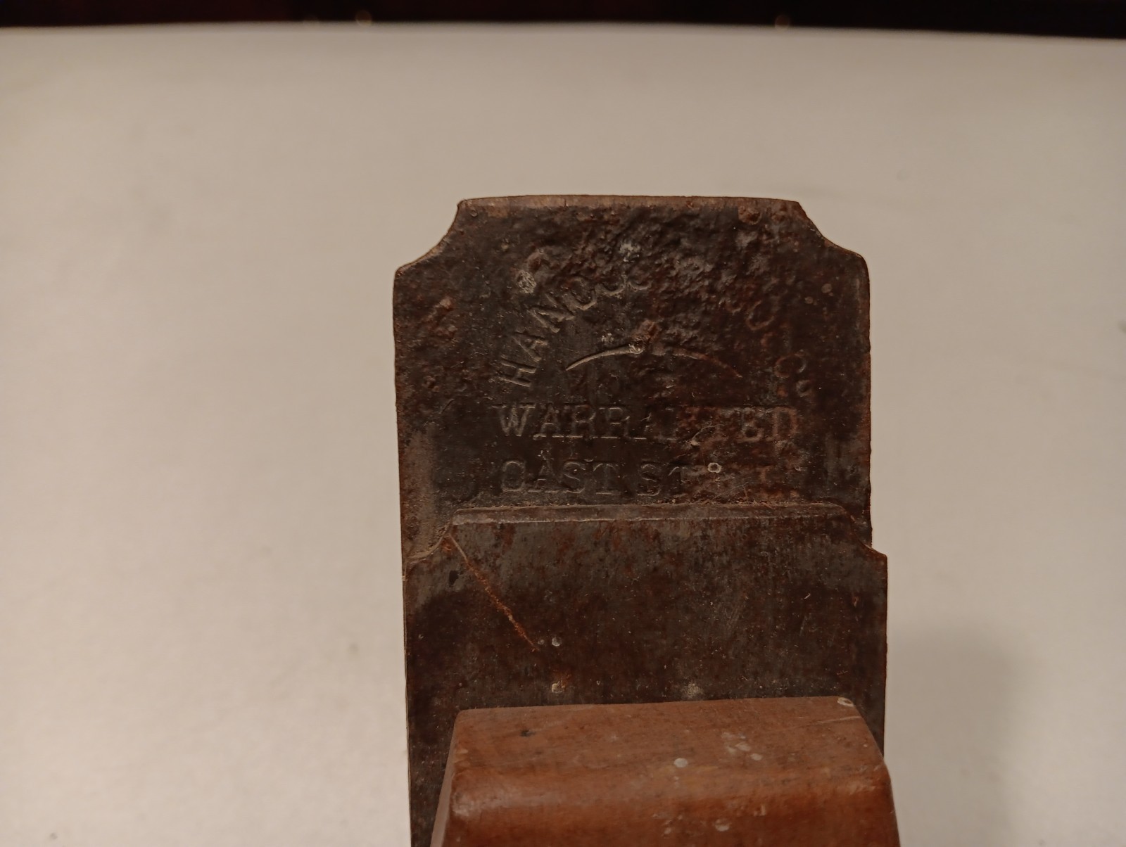 Antique, Wooden Coffin Plane, Branded But Unreadable, Hancock….