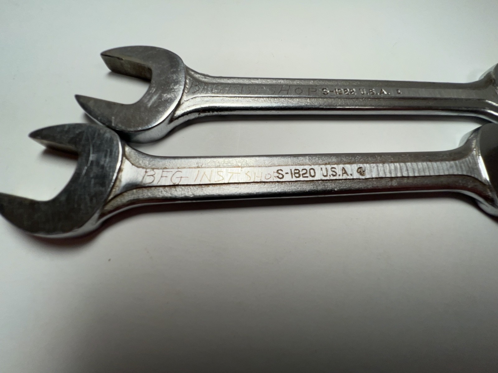 Blue Point Supreme Open End Wrenches – Vintage – Markings