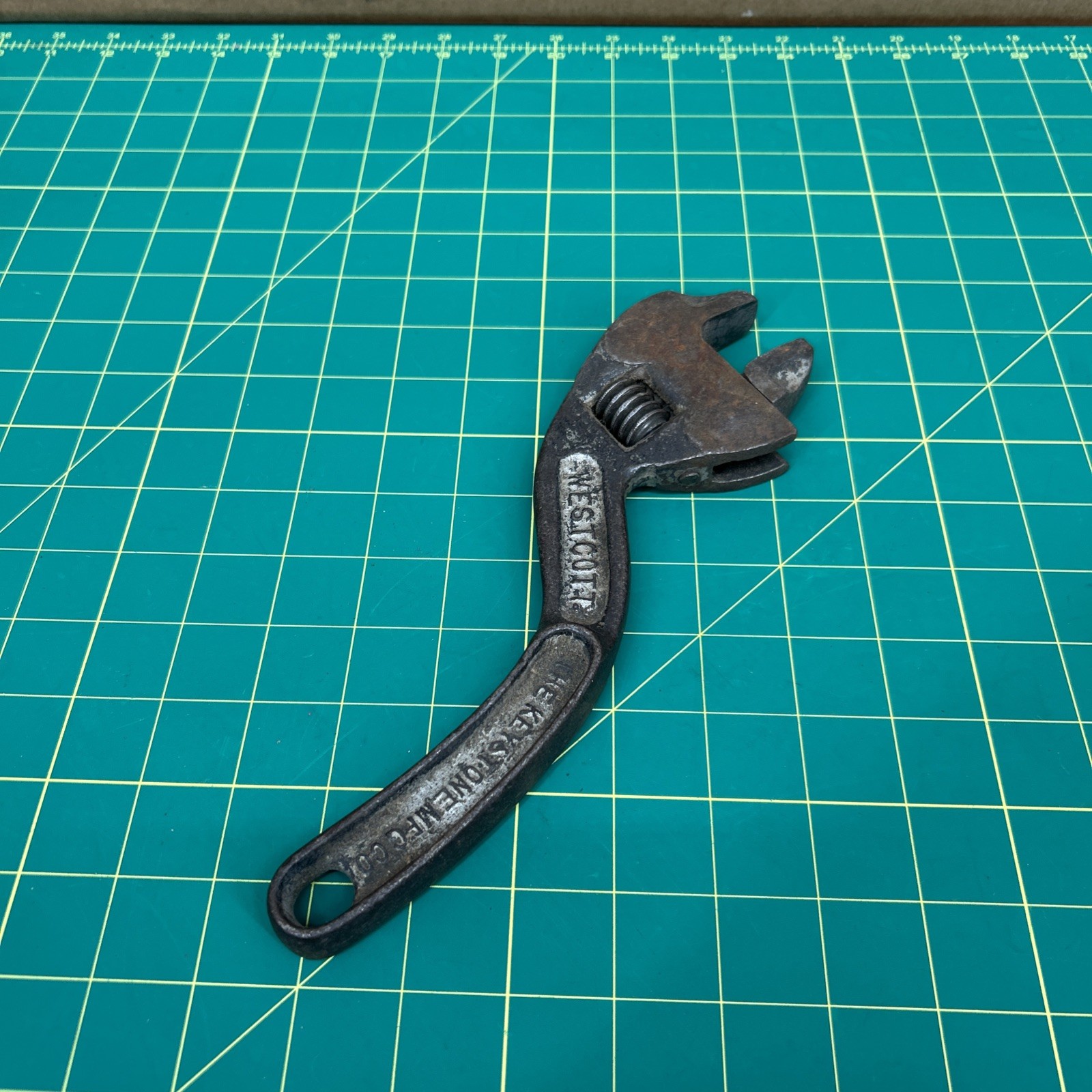vintage Westcott 10-Inch NO 80 Adjustable Wrench The Keystone MFG Co Buffalo NY