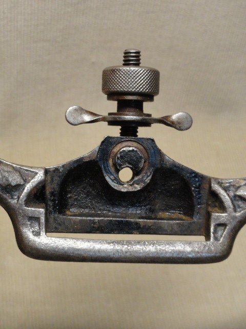 Early PRESTON’S PATENT Spokeshave Ornate Spoke Shave w/ Flat Bottom