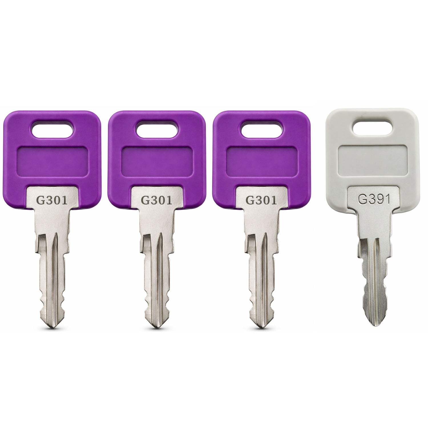G379 Keys, 3 Pack, with Global Link RV Trailer Camper Locks, Pre Cut to Key S…