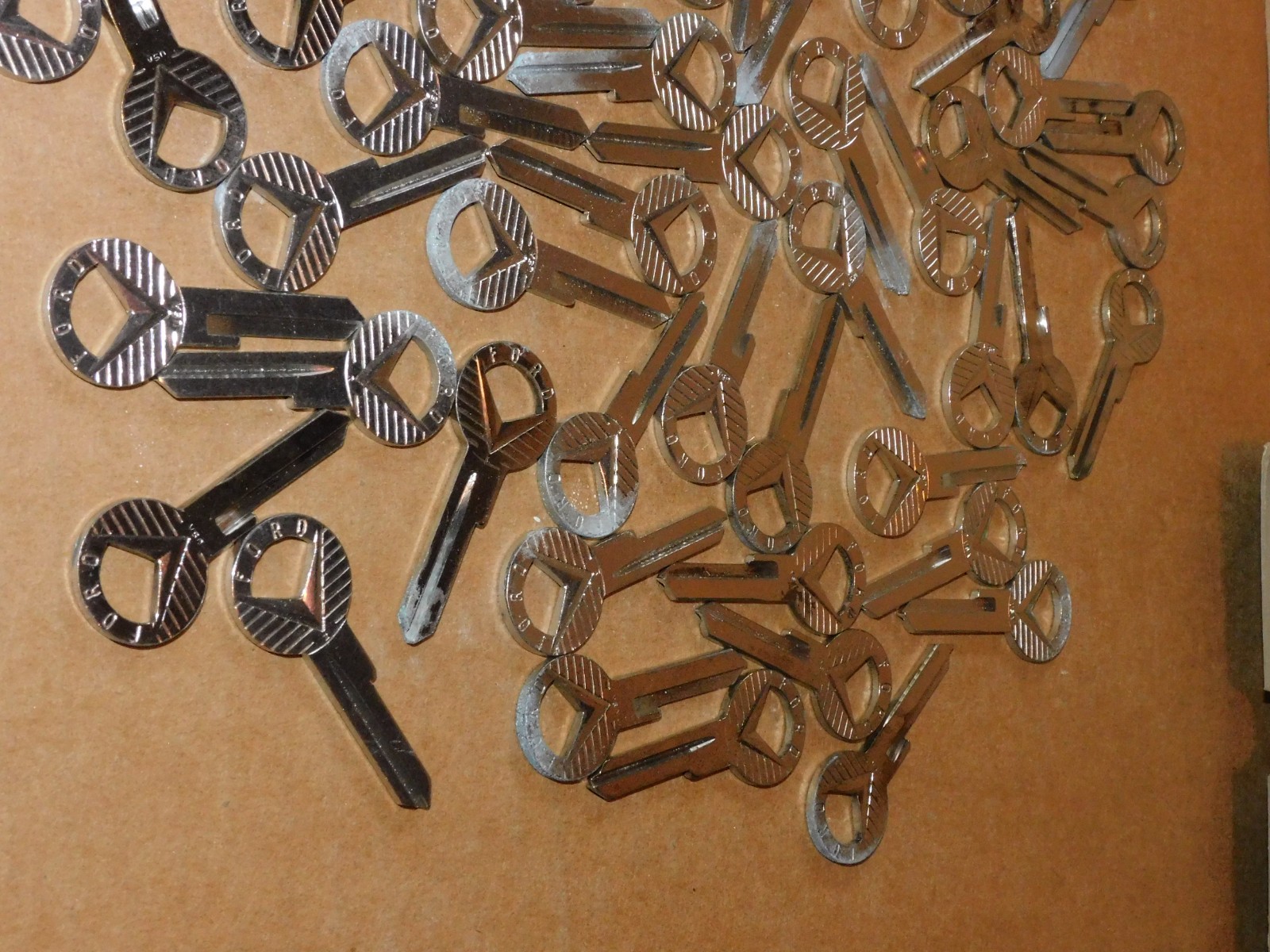 Lot of 84 Ford Trunk Blank Uncut Keys 1950’s to 1970’s ?