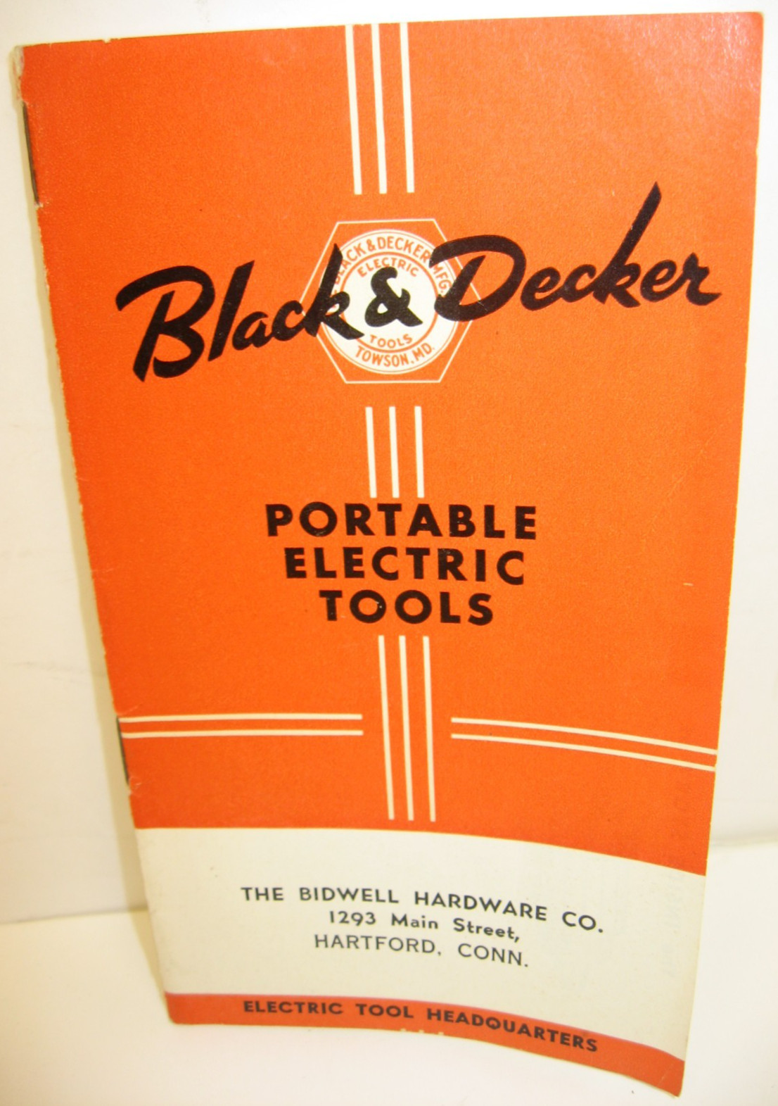 1941 Black & Decker Portable Electric Tools Booklet – Pocket Size