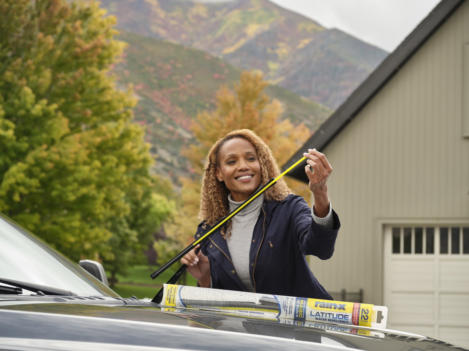24″ Rain-X Latitude Water Repellency 2-IN-1 Windshield Wiper Blade,Free Shipping