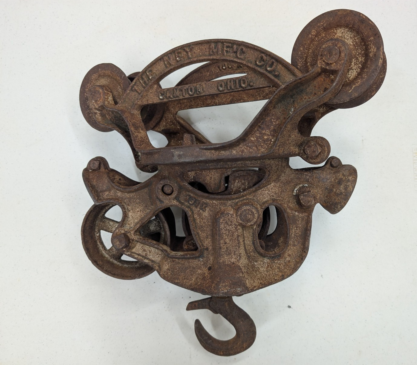 Antique Hay Trolley Pulley Carrier Ney Mfg Canton Ohio