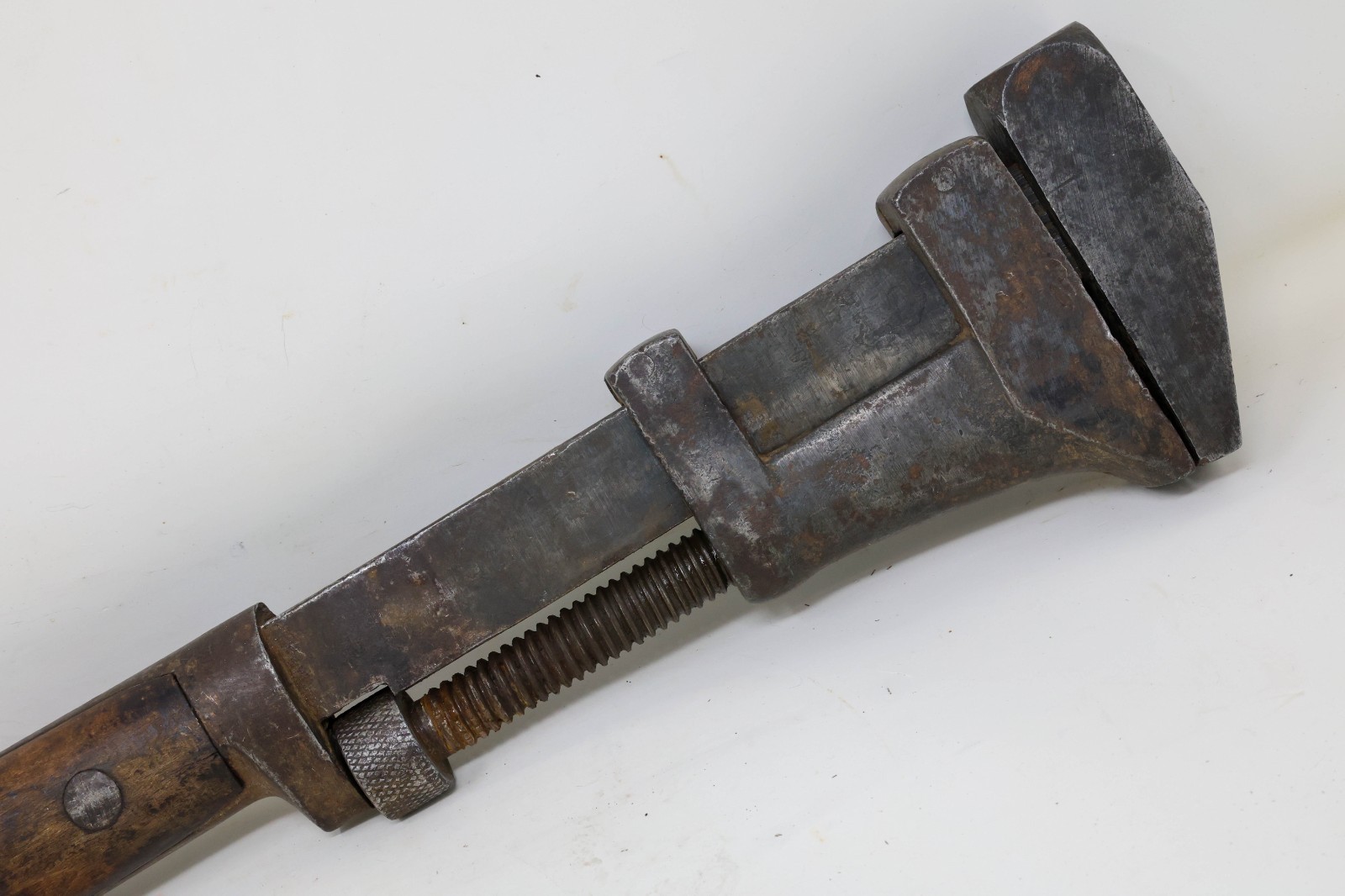 c. 1900 – 1920 Antique P.S.&W. Stronghold Monkey Wrench 18″ L. VG Working Cond.