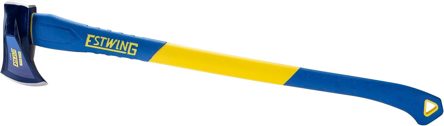 Estwing 4.5 lb Wood Splitting Maul with 36-Inch Fiberglass Handle – Forged Head
