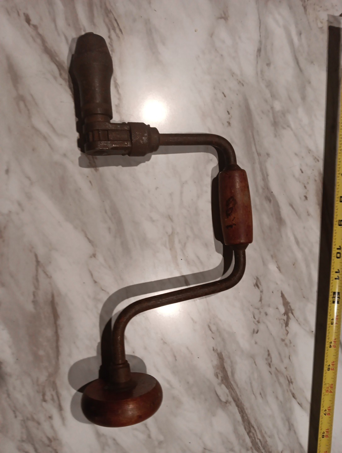 Vintage Ratcheting Hand Drill, Working Read Description