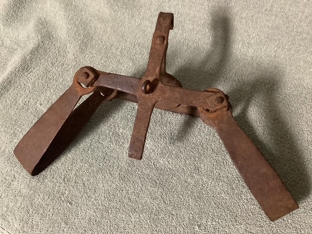 Fur Trade Artifact Antique Hand Forged Iron Tool 1800s Beaver Blacksmith Signed