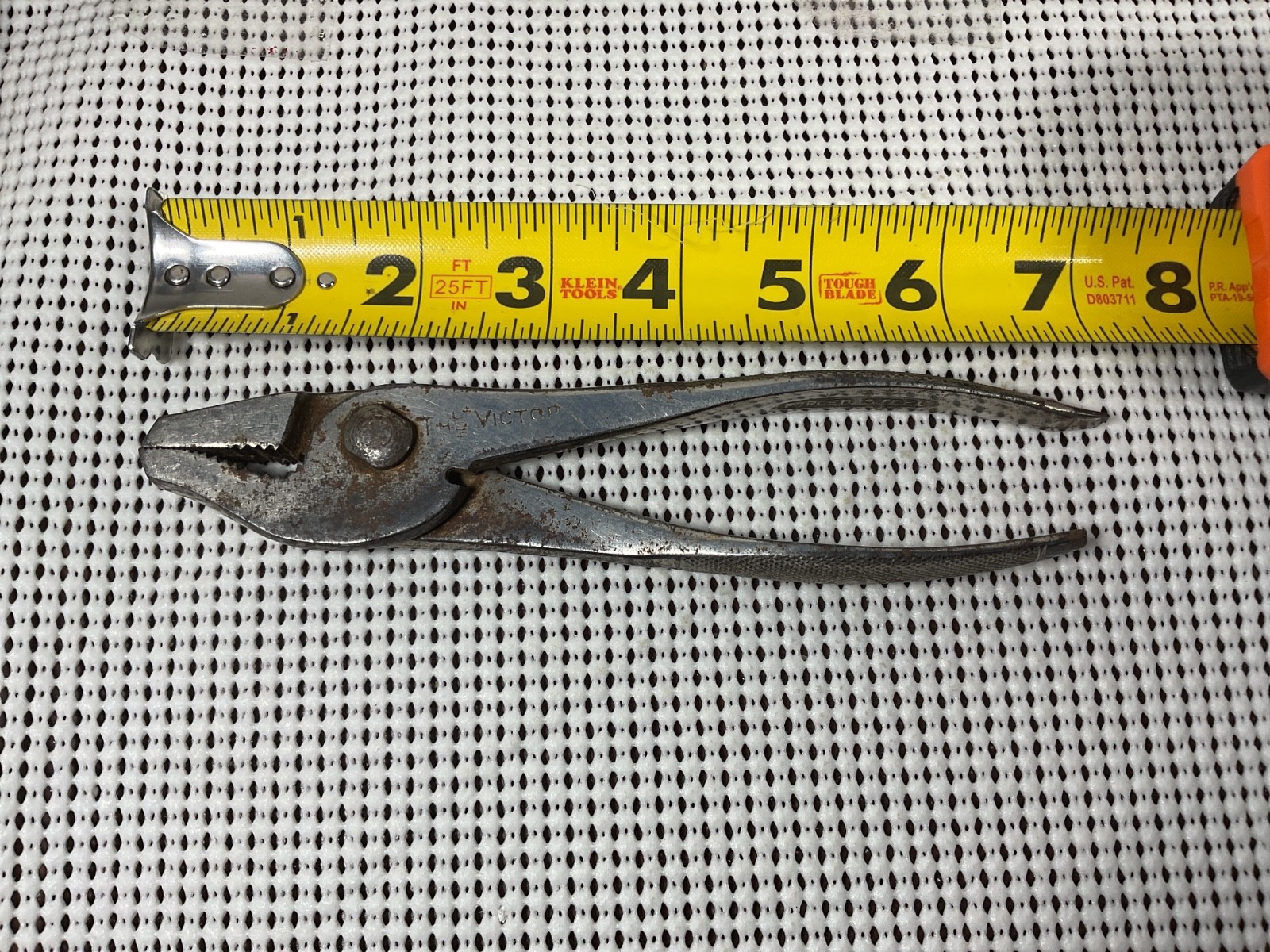 Vintage Kraeuter USA “The Victor” #305-7” Thick Jaw Slip Joint Pliers