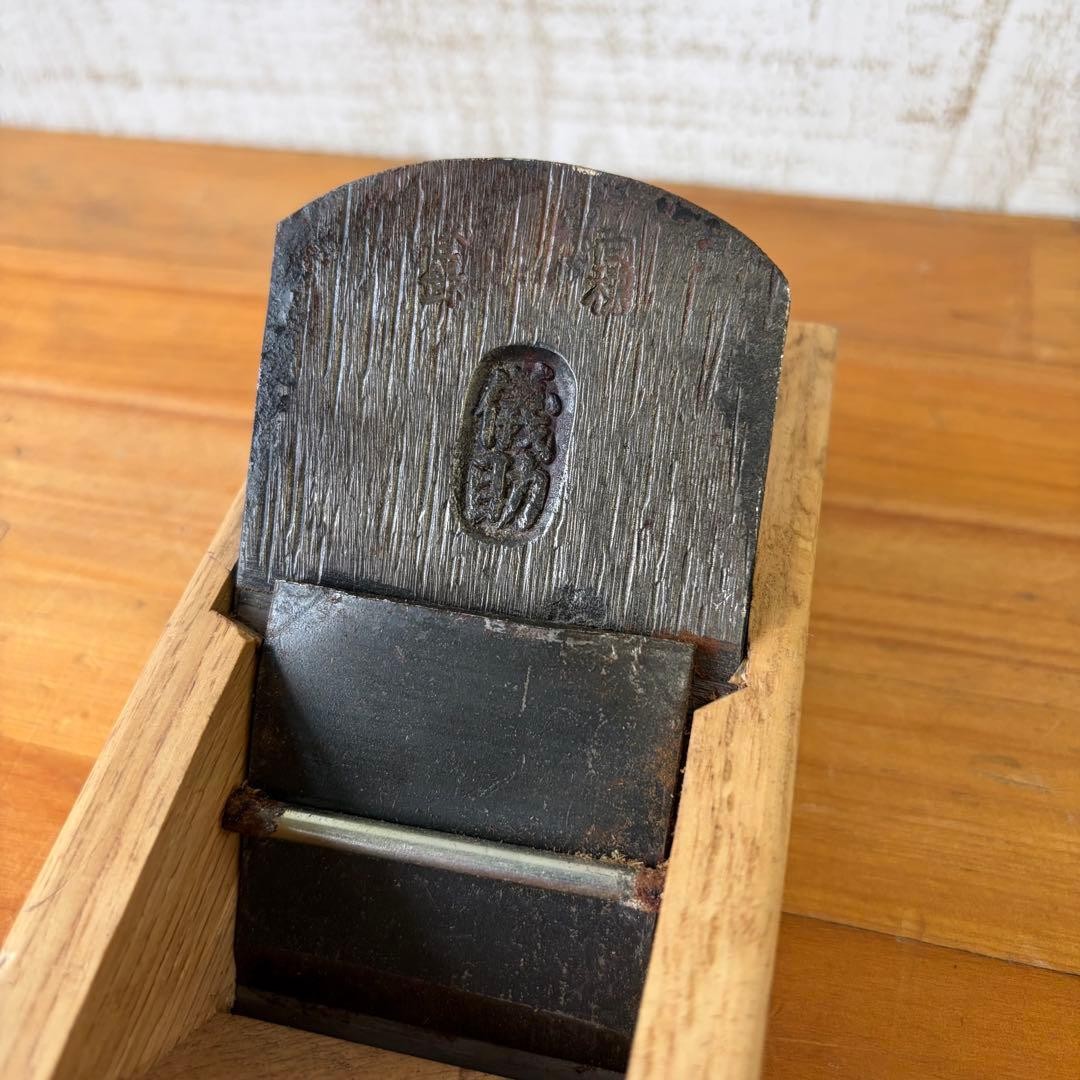 Gisuke Kanna Hand Plane Vintage Carpentry Tool Medium Size Used Authentic
