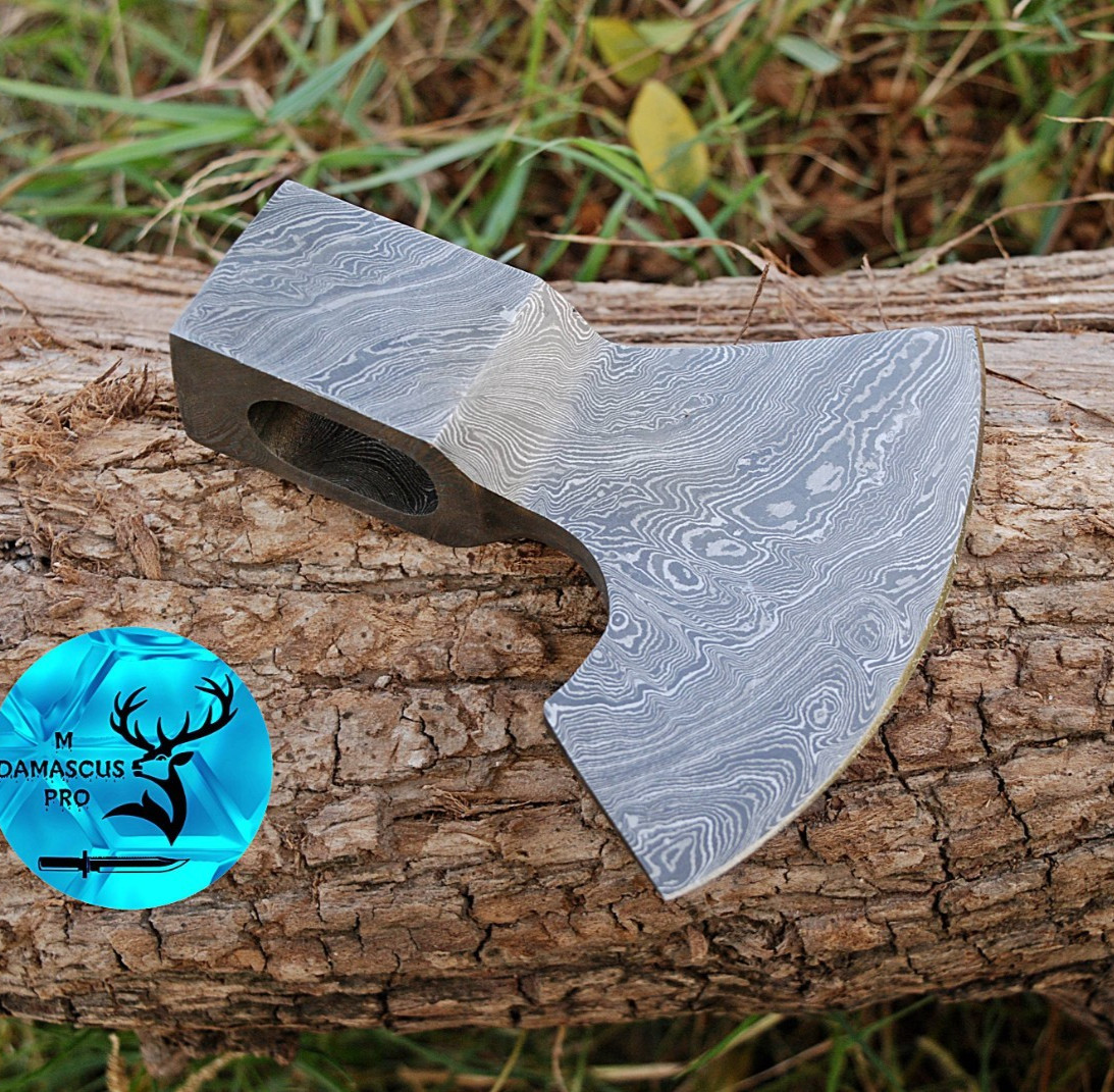 Handmade Axe Head Viking Axe Blade Damascus Steel Axe Head Hand forged 933