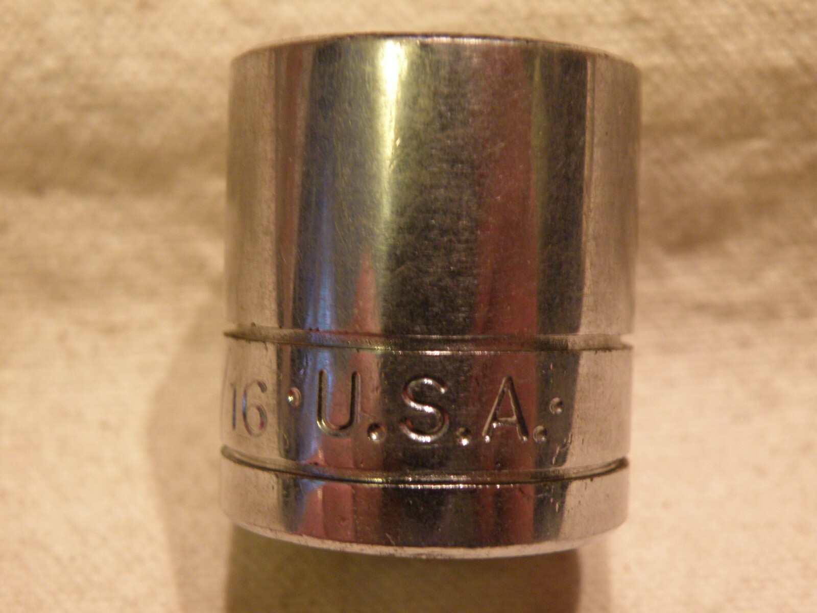 S-K 3/8 Drive, 12 Point, 13/16 Standard Socket. 45126 Made In USA. V. G. Cond.