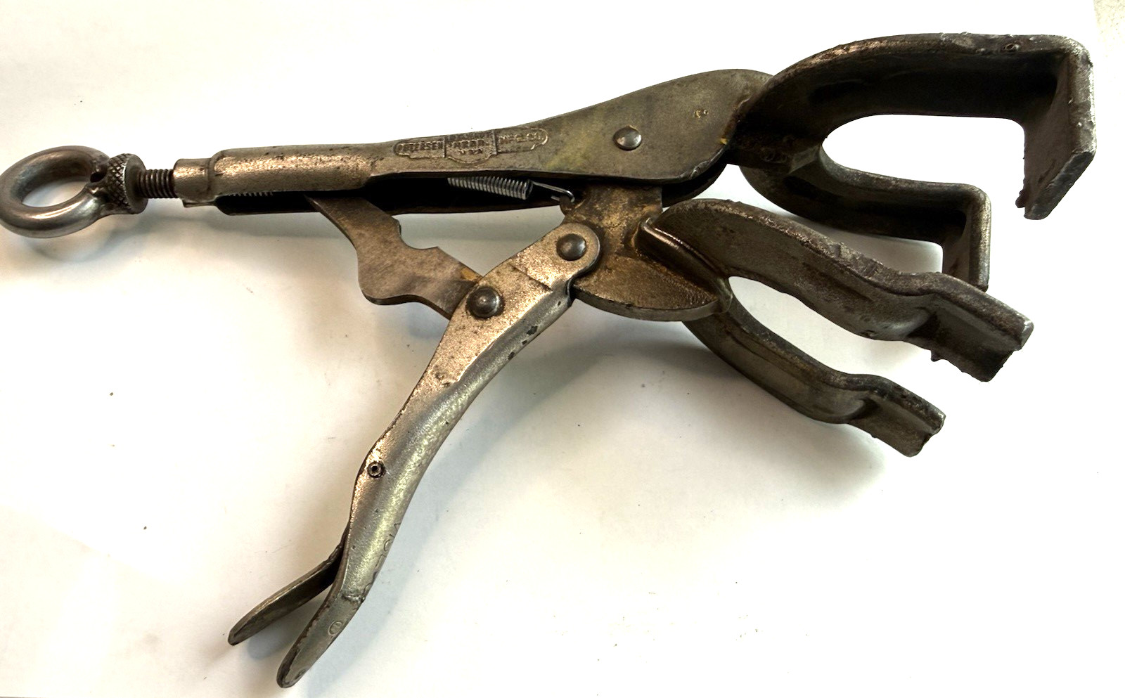 PETERSEN DeWITT 9R WELDERS VISE GRIP LOCKING PLIERS USA / USED MODIFIED