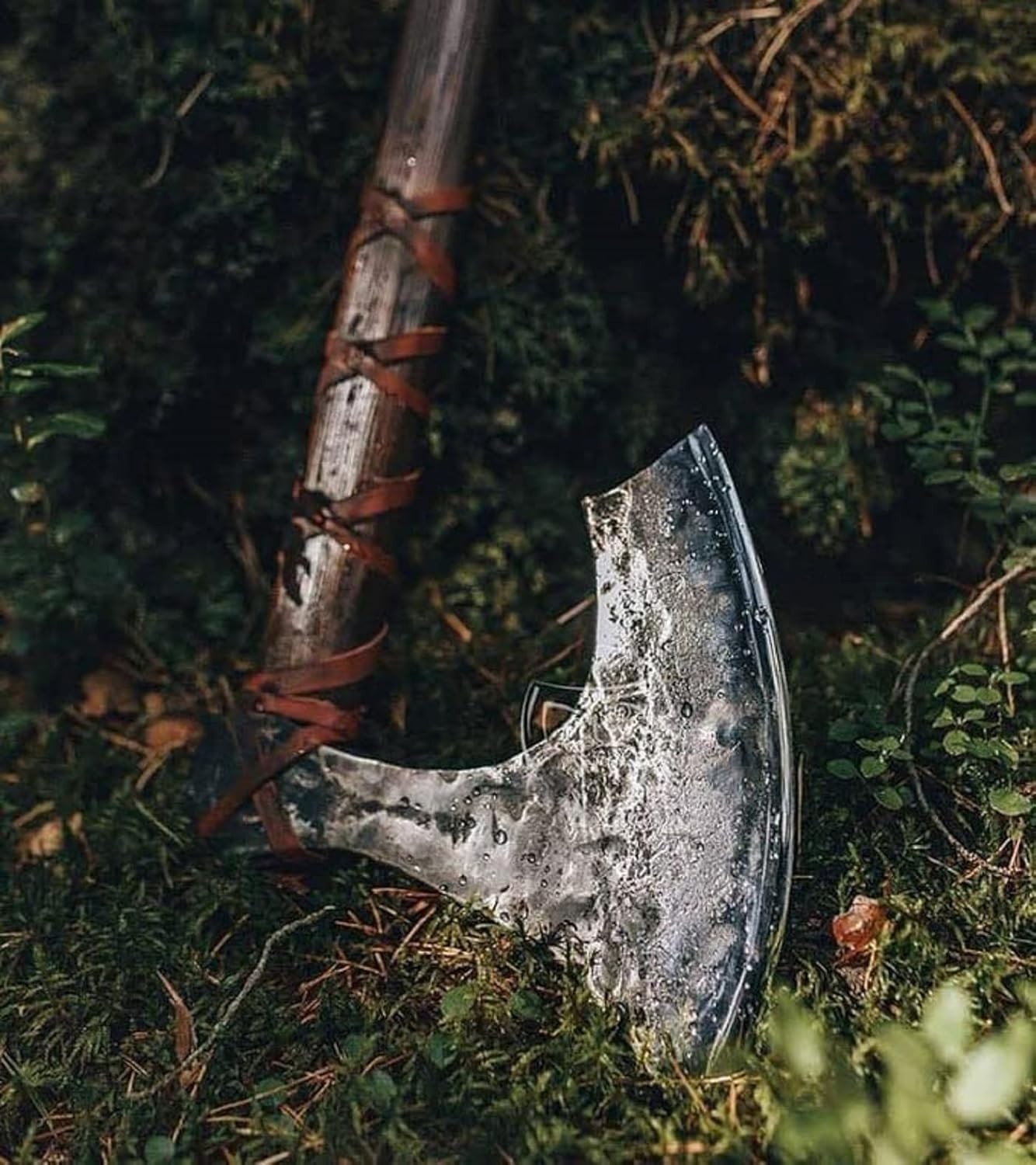 Viking Axe Real, Large Norse Axe – Dane Ax Hatchet Beared Camping Axe