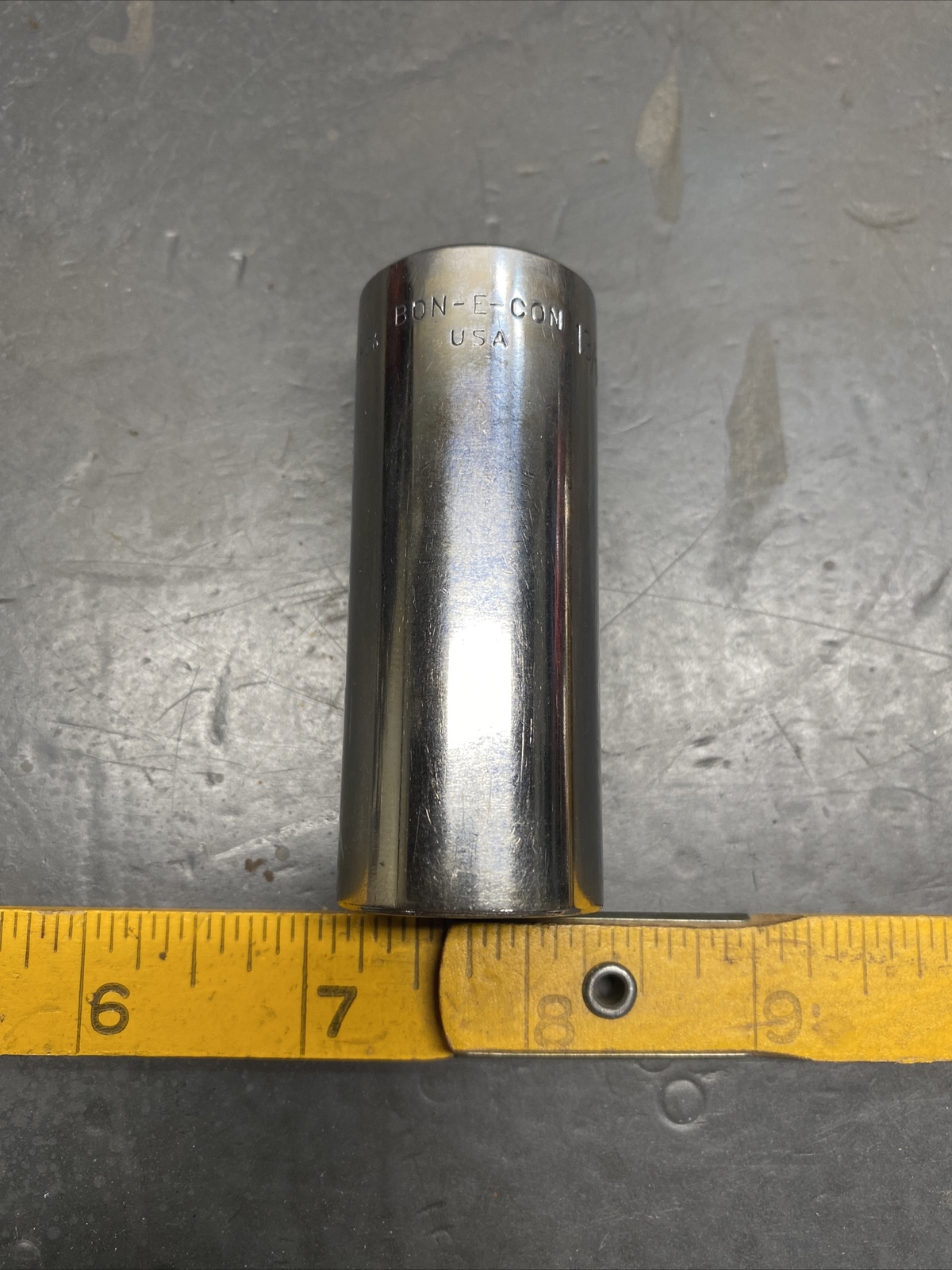 Vintage Bonney Bon-E-Con ZTLH26 13/16” 6 Point 3/8” Drive Deep Socket! Nice!
