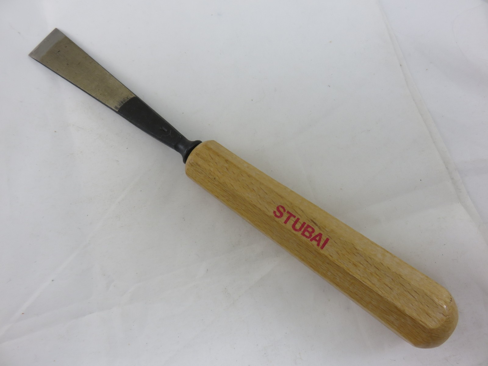 Stubai #1 Sweep 1 Straight Chisel Wood Carving Tool 22mm Austria UNUSED