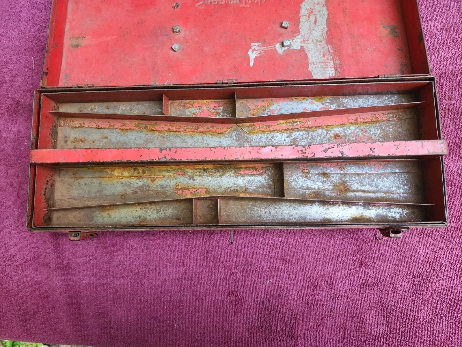Vintage Snap-on KRA-251A Tool Box w/Tray. 18 1/2” L x 6 3/4” W x 5” T