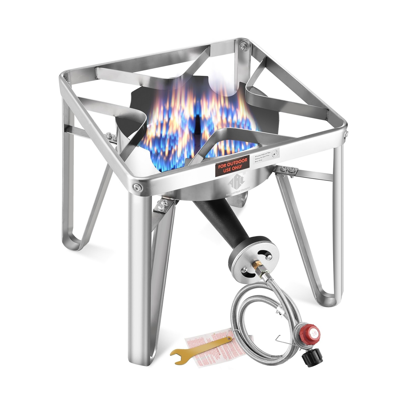 ARC Advanced Royal Champion ARC Propane Burner, 200,000 BTU Propane Stove wit…