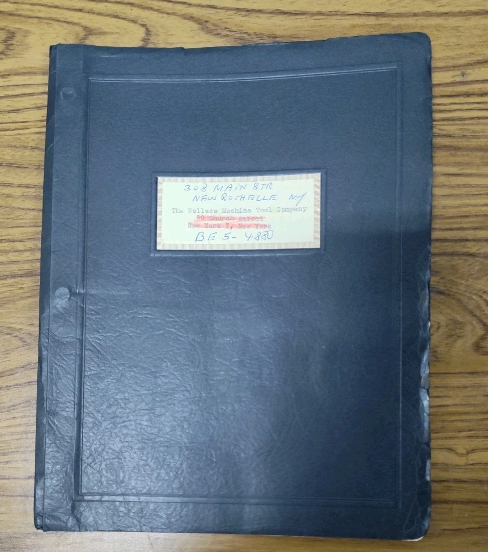 Wallace Industrial Machine Tool Supply Brochure Folder Bridgeport Vtg Catalog