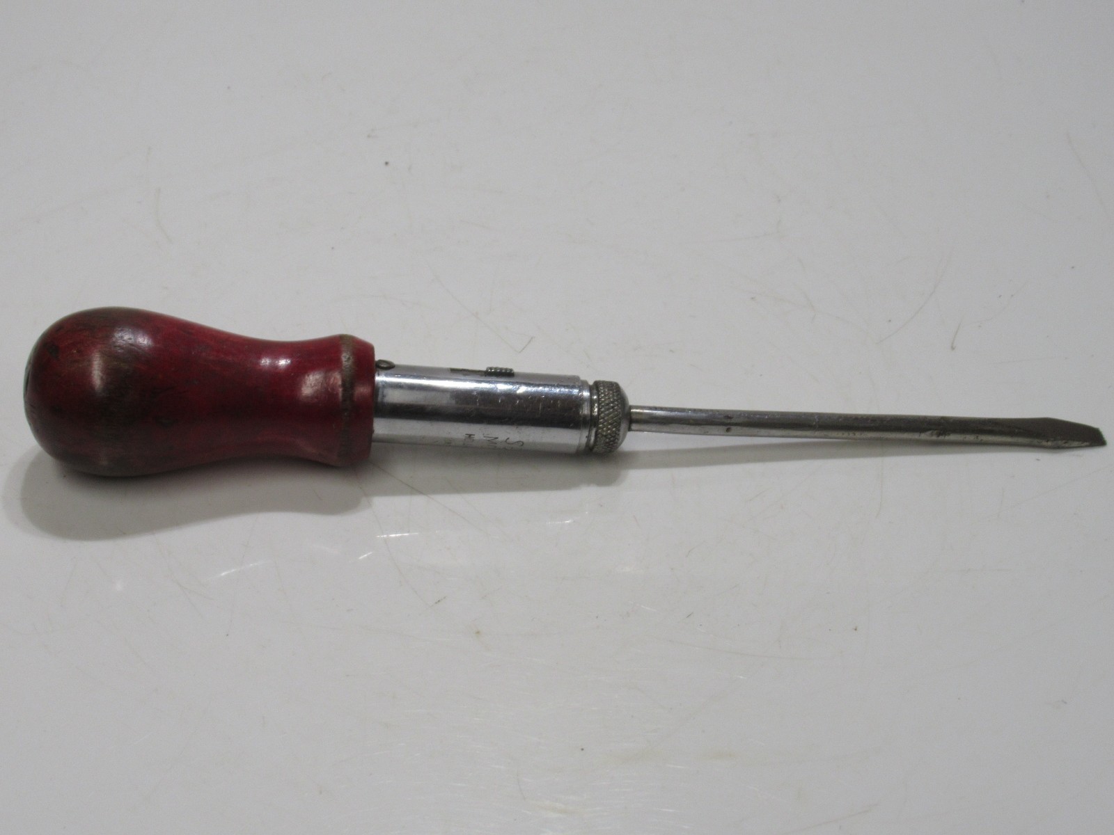 Stunning Vintage 10″ Spiralux Model 620 Ratchet Screwdriver Hollands & Blair Ltd