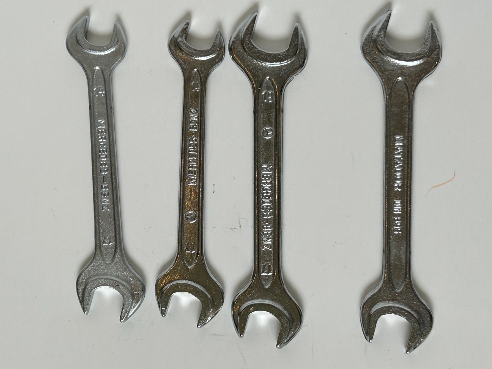 Vintage Mercedes-Benz Tool Kit Pouch Wrenches Drivers Pliers Heyco Matador (P)