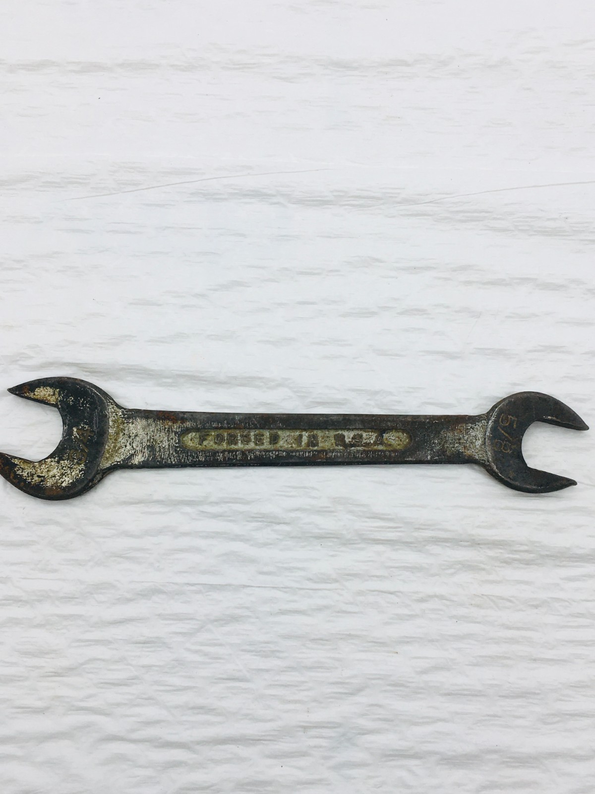 Craftsman Vanadium 1729 3/4″ 5/8″ Open Ended Wrench USA 7.75″ Long