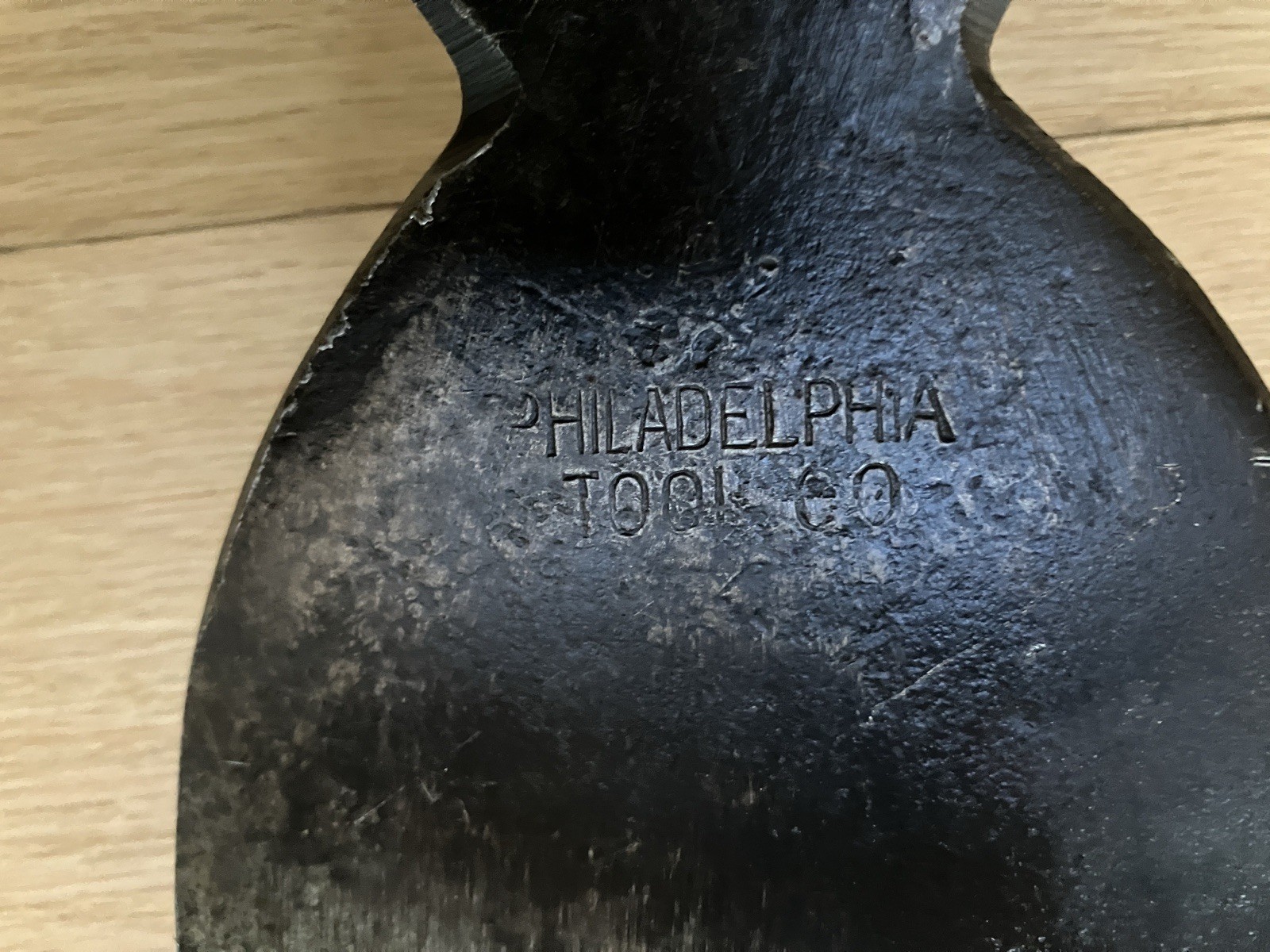 PHILADELPHIA TOOL CO HALF-HATCHET HEAD w/NAIL CLAW – VINTAGE AXE USA – BUSHCRAFT