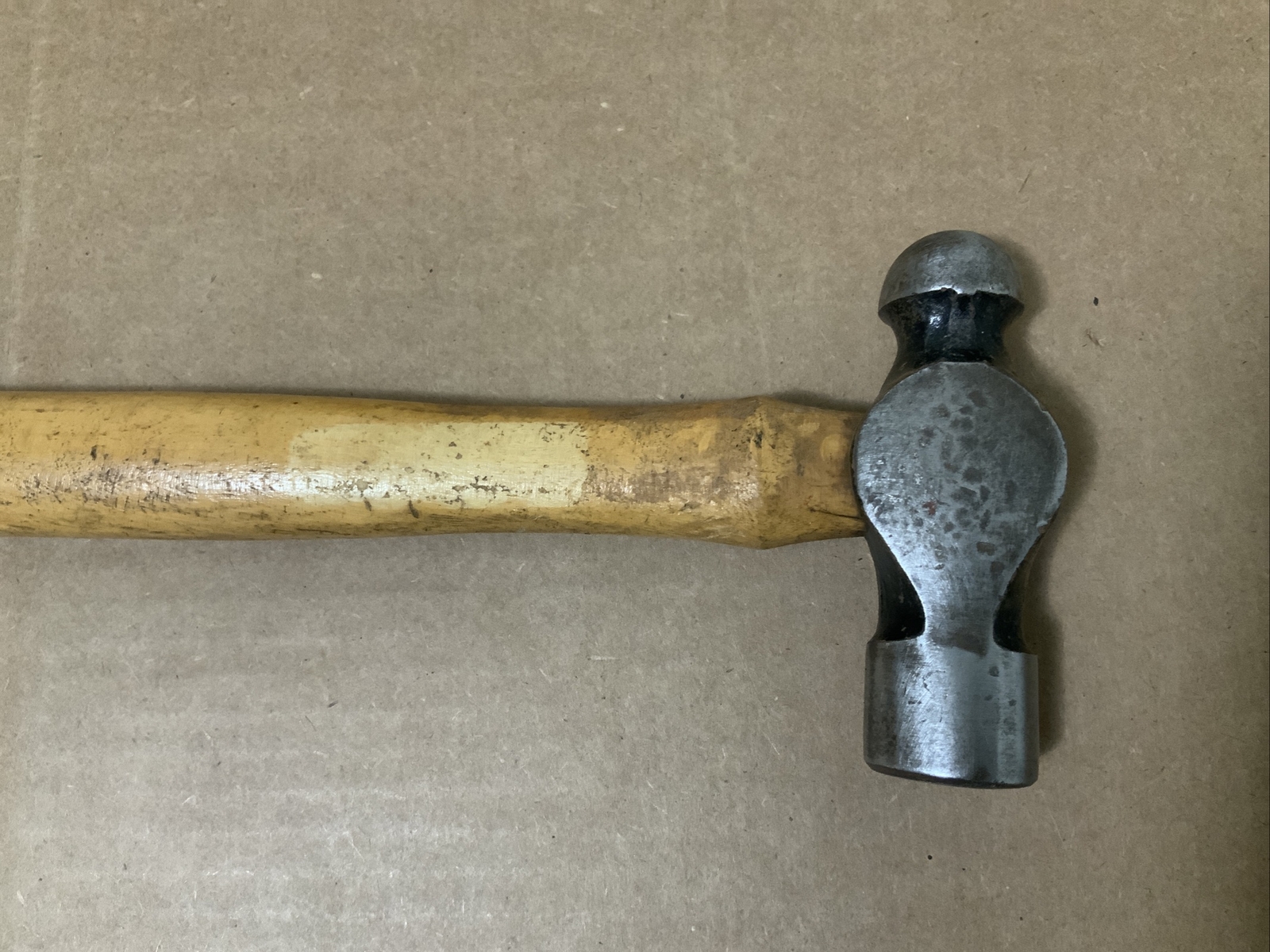 VINTAGE BALLPEEN HAMMER 1lb 9oz 13-3/4″long
