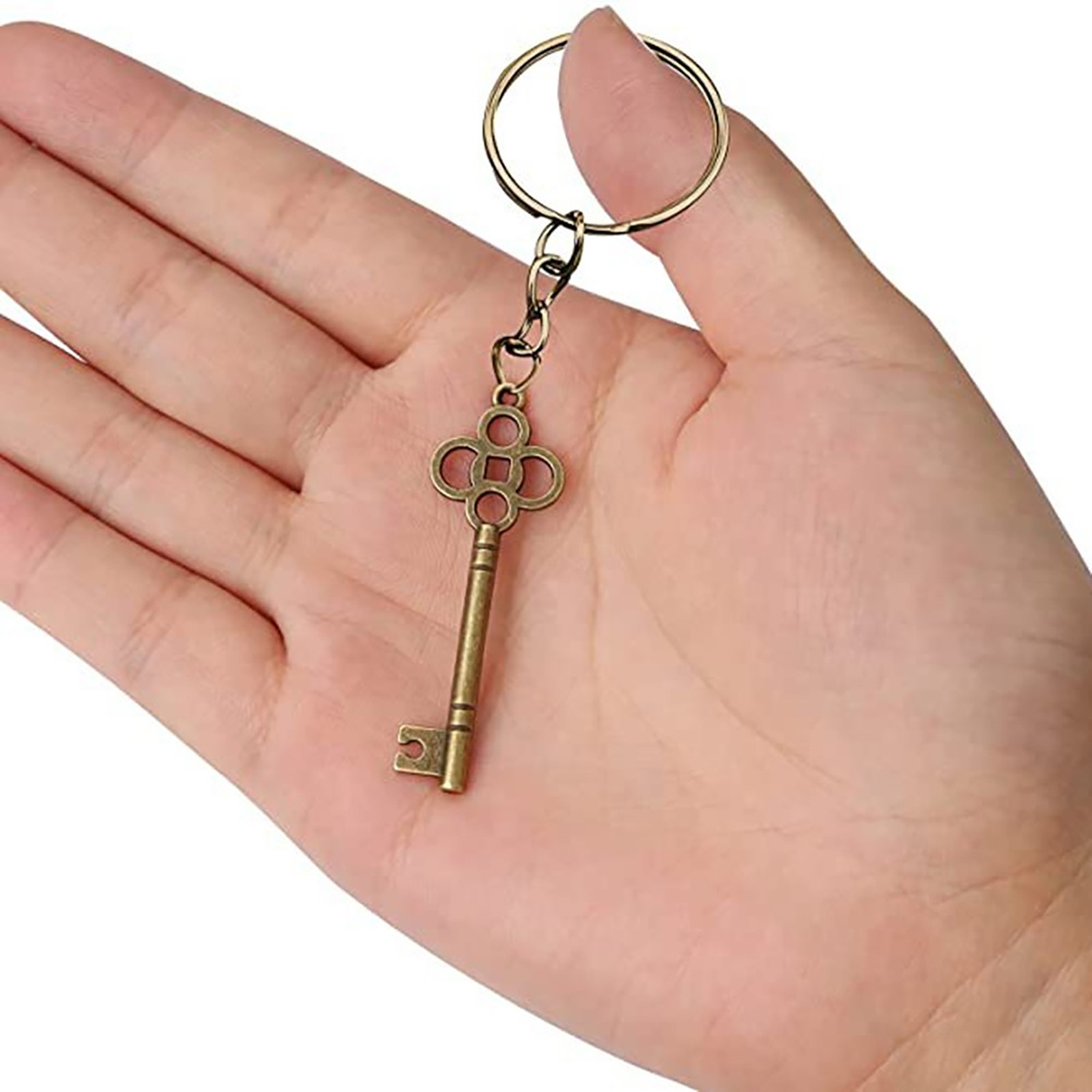 Wholesale Old Vintage Antique Skeleton Keys Necklace Pendant Bronze DIY Decor