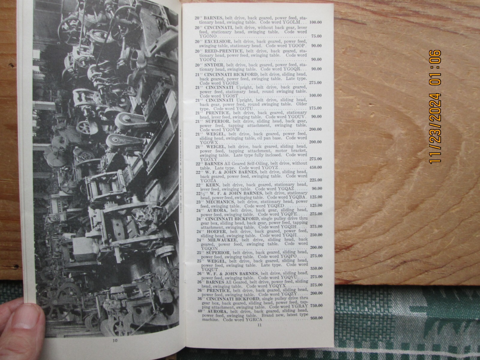Eastern machinery co. Rebuilt machine tools list #38 cincinnati OH catalog