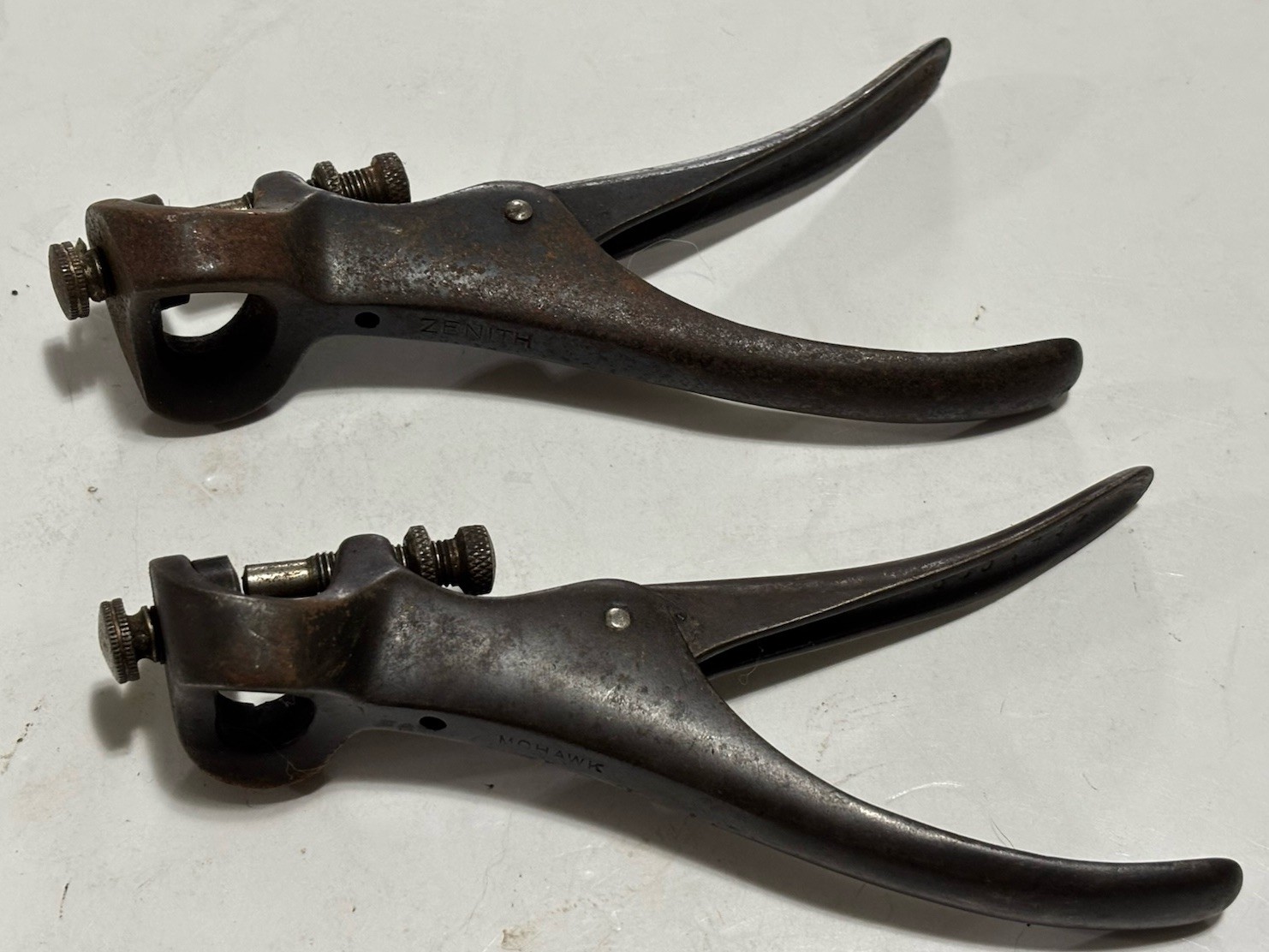 (2) Antique Saw Sets, Zenith And Mohawk
