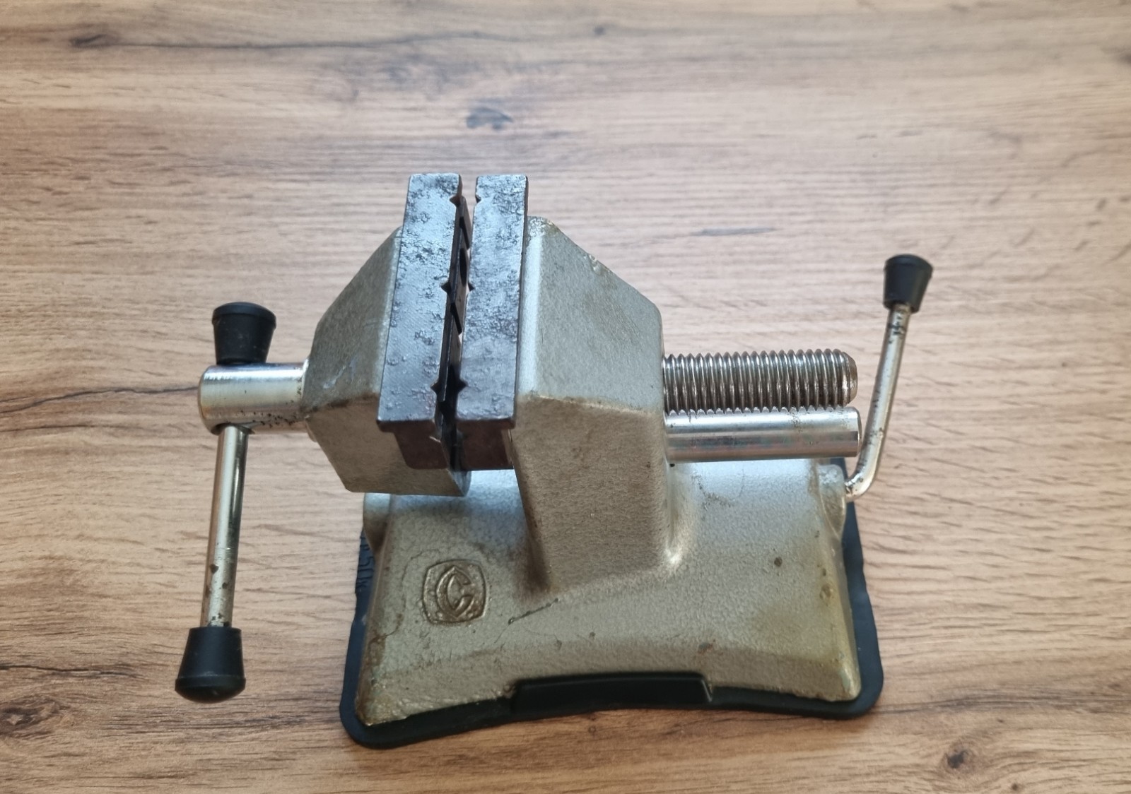 Vintage Small Vise: USSR Suction Cup Tool